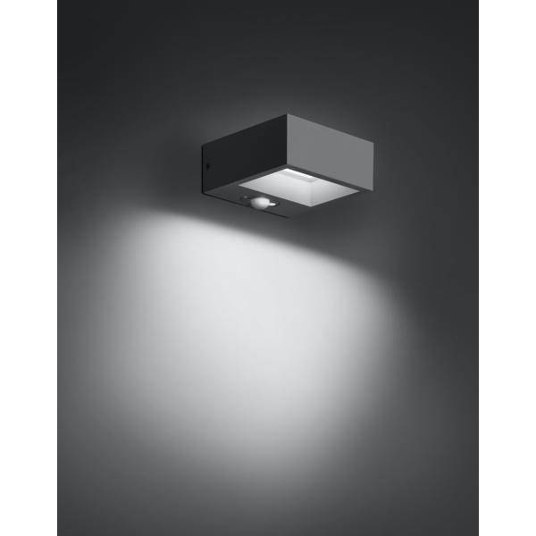 Brumberg 65281103 65281103 Solar-Außenwandleuchte LED 1W Grau