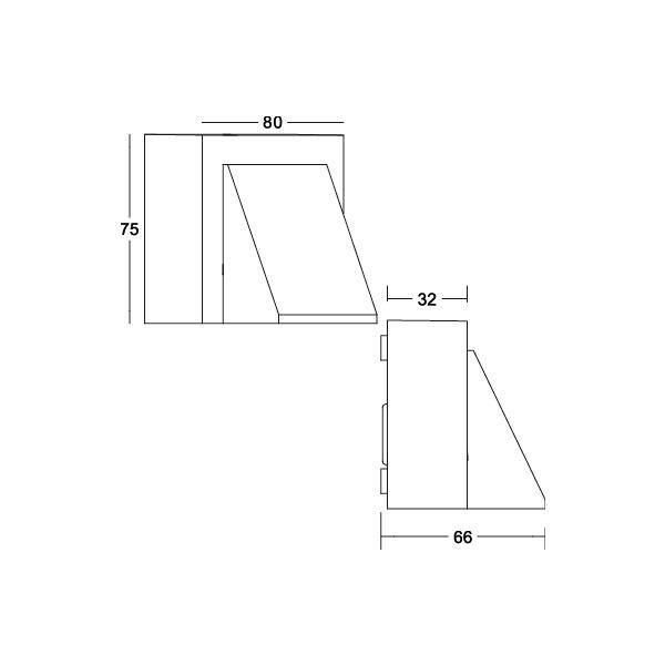 Brumberg 65011103 65011103 LED-Wandleuchte LED Grau