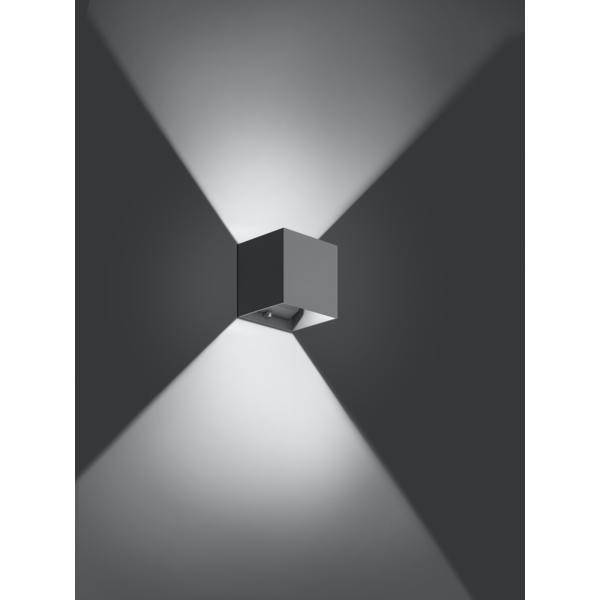 Brumberg 65141103 65141103 LED-Wandleuchte LED Grau