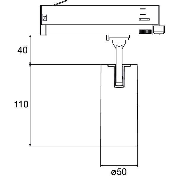 Brumberg 88706175 88706175 Hochvolt-Schienensystem-Leuchte ohne LED Weiß