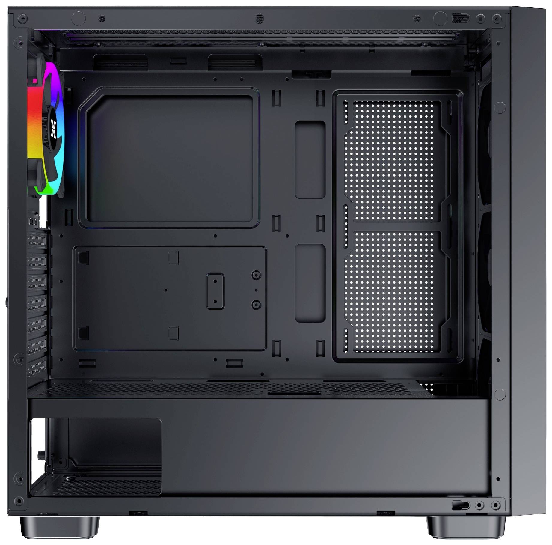 Xigmatek Gaming G Pro Midi-Tower Gaming-Gehäuse Schwarz Seitenfenster