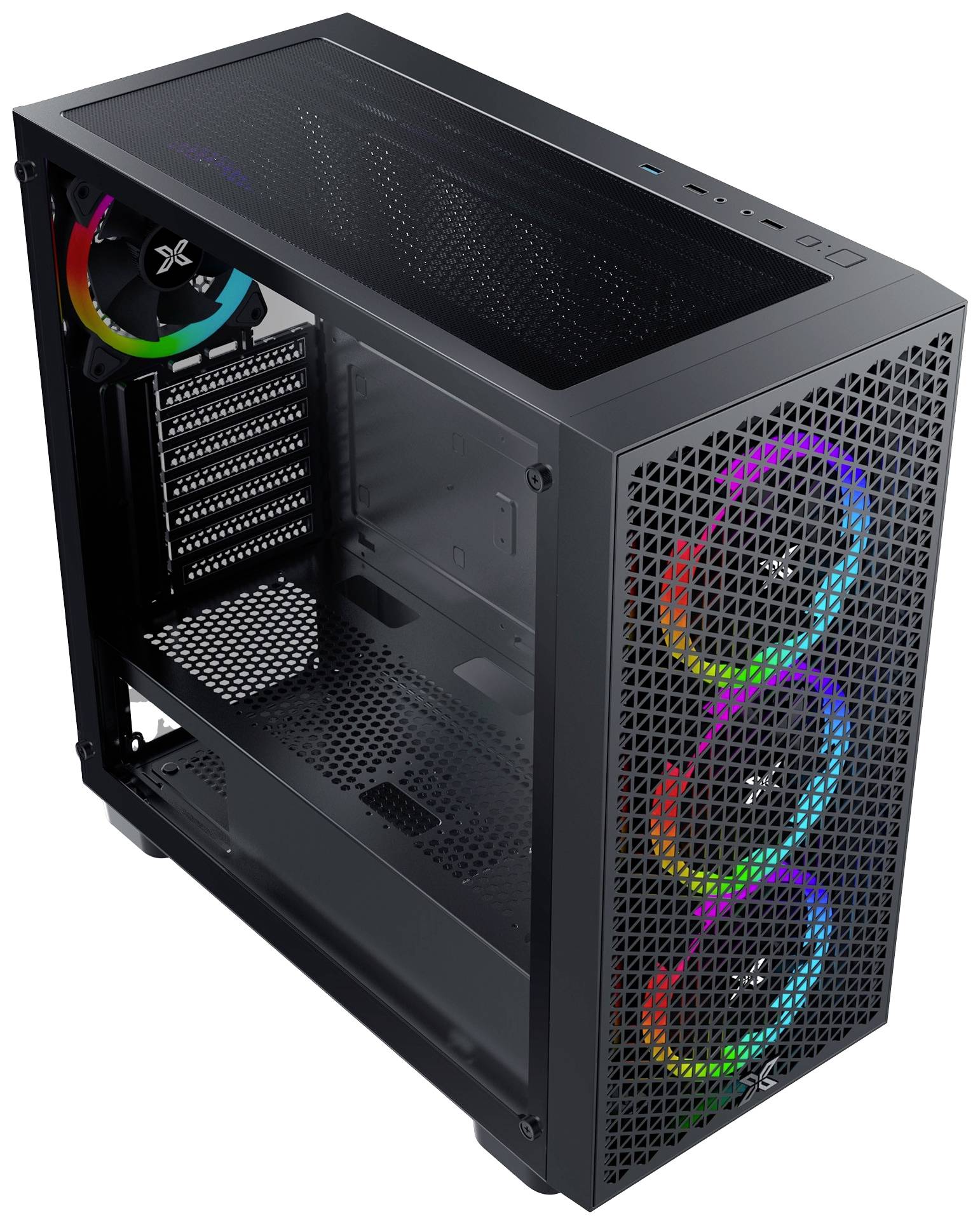 Xigmatek Gaming G Pro Midi-Tower Gaming-Gehäuse Schwarz Seitenfenster