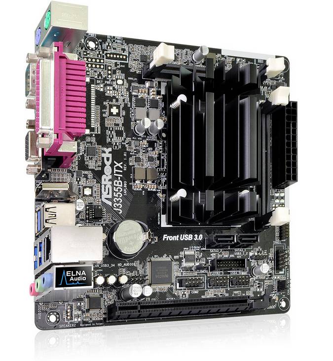ASRock J3355B-ITX Mainboard mit CPU Sockel (PC) Intel® 1296 Formfaktor (Details) Mini-ITX
