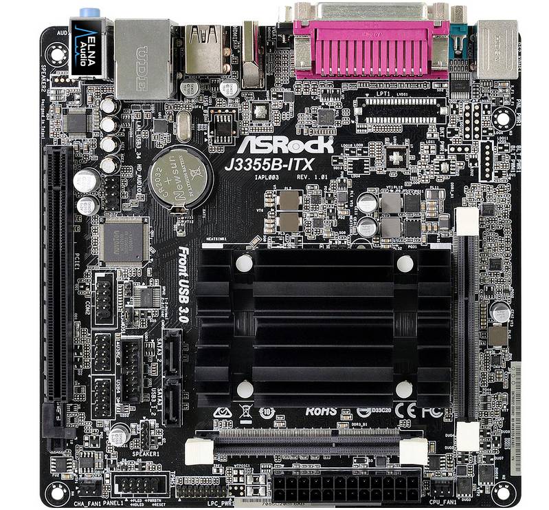 ASRock J3355B-ITX Mainboard mit CPU Sockel (PC) Intel® 1296 Formfaktor (Details) Mini-ITX