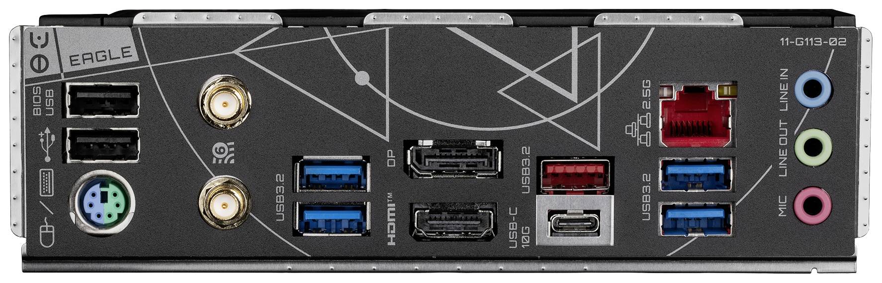 Gigabyte GA-Z790 EAGLE AX Mainboard Sockel (PC) Intel® LGA 1700 Formfaktor (Details) ATX Mainboard-Chipsatz Intel® Z790 Express