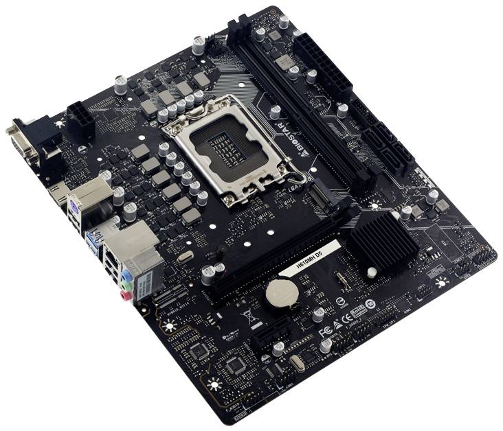 BioStar H610MH D5 Mainboard Sockel (PC) Intel® LGA 1700 Formfaktor (Details) Micro-ATX Mainboard-Chipsatz Intel® H610