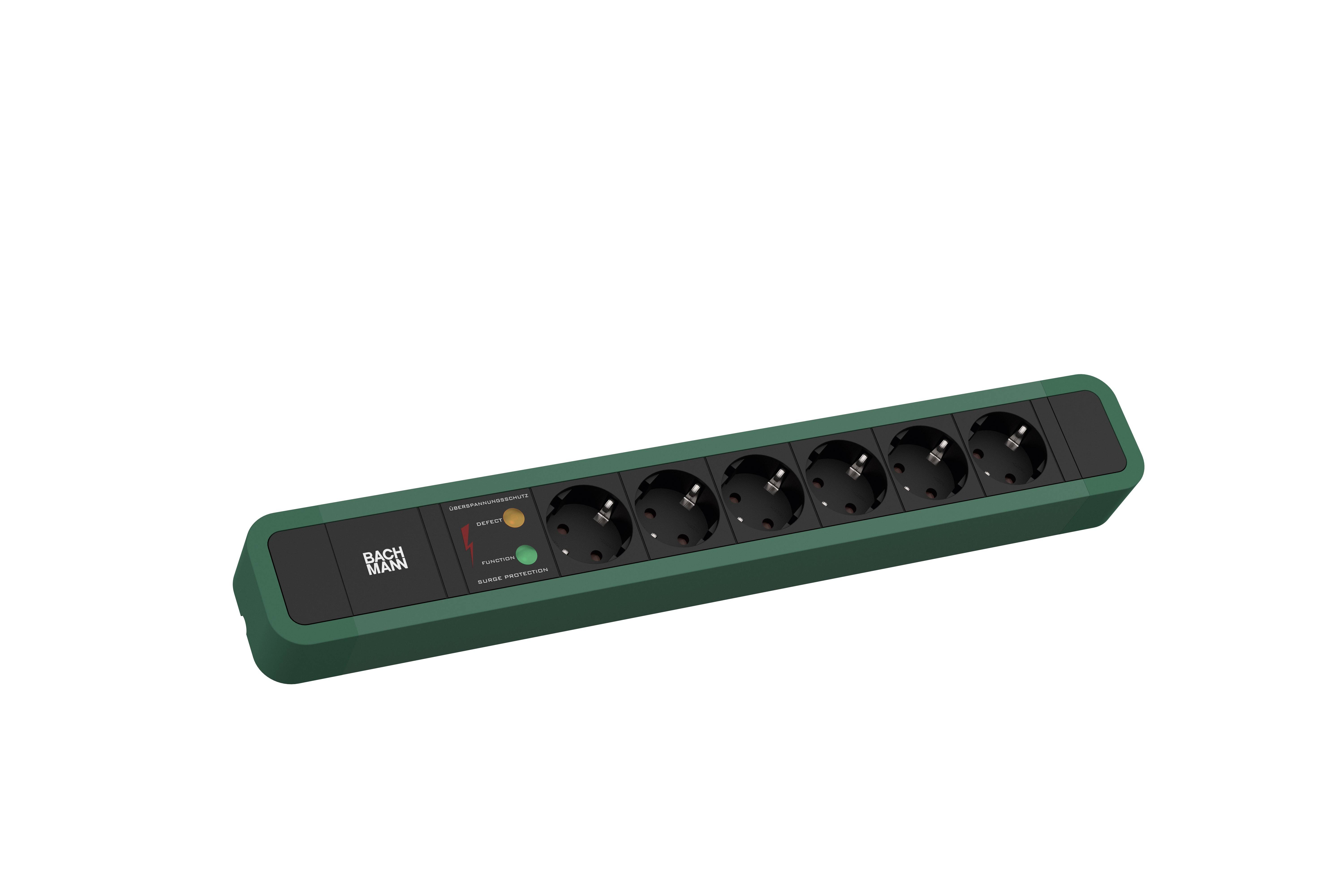 Bachmann 350203 Steckdosenleiste Grün 1St.