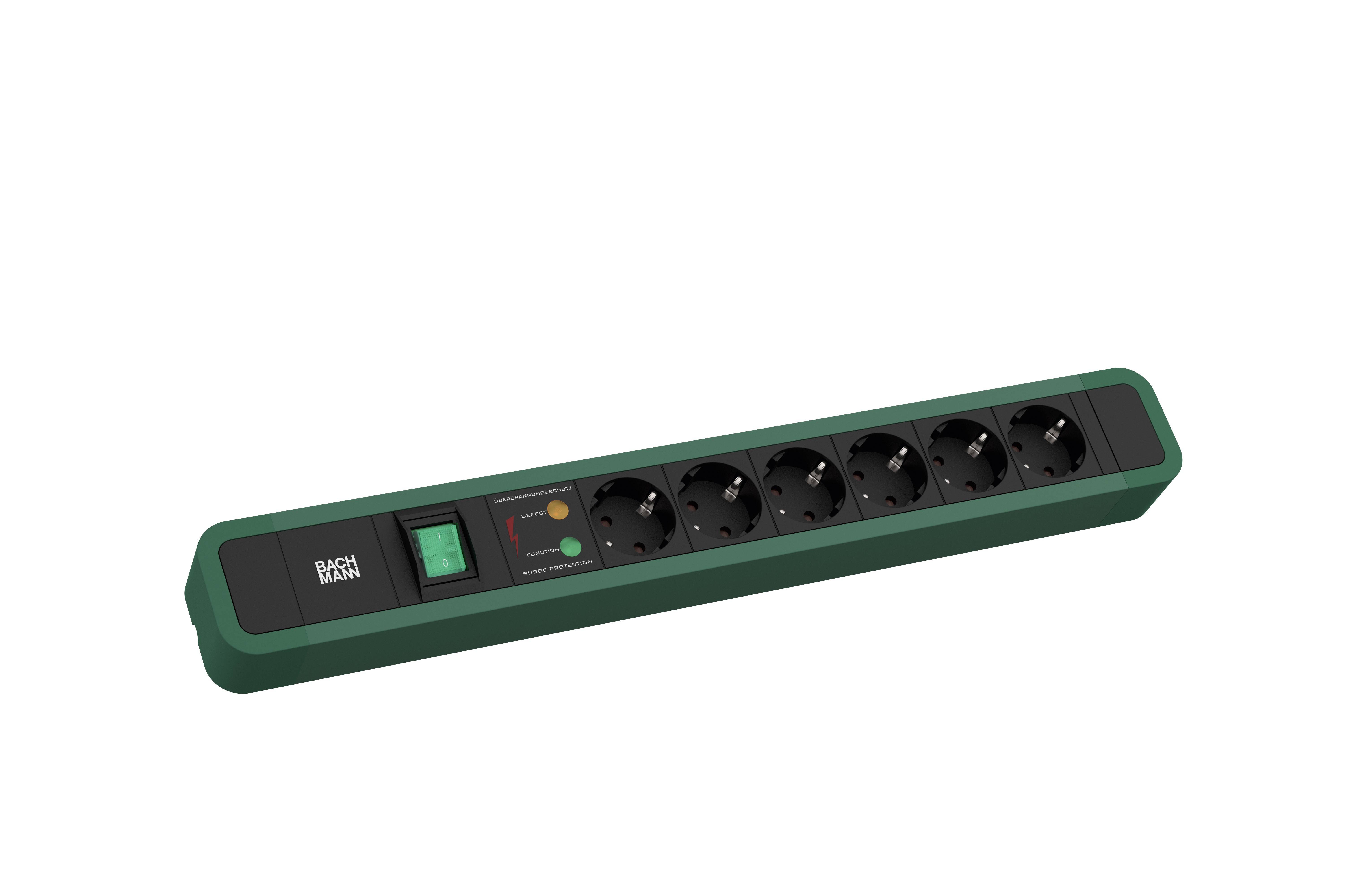 Bachmann 350202 Steckdosenleiste Grün 1St.