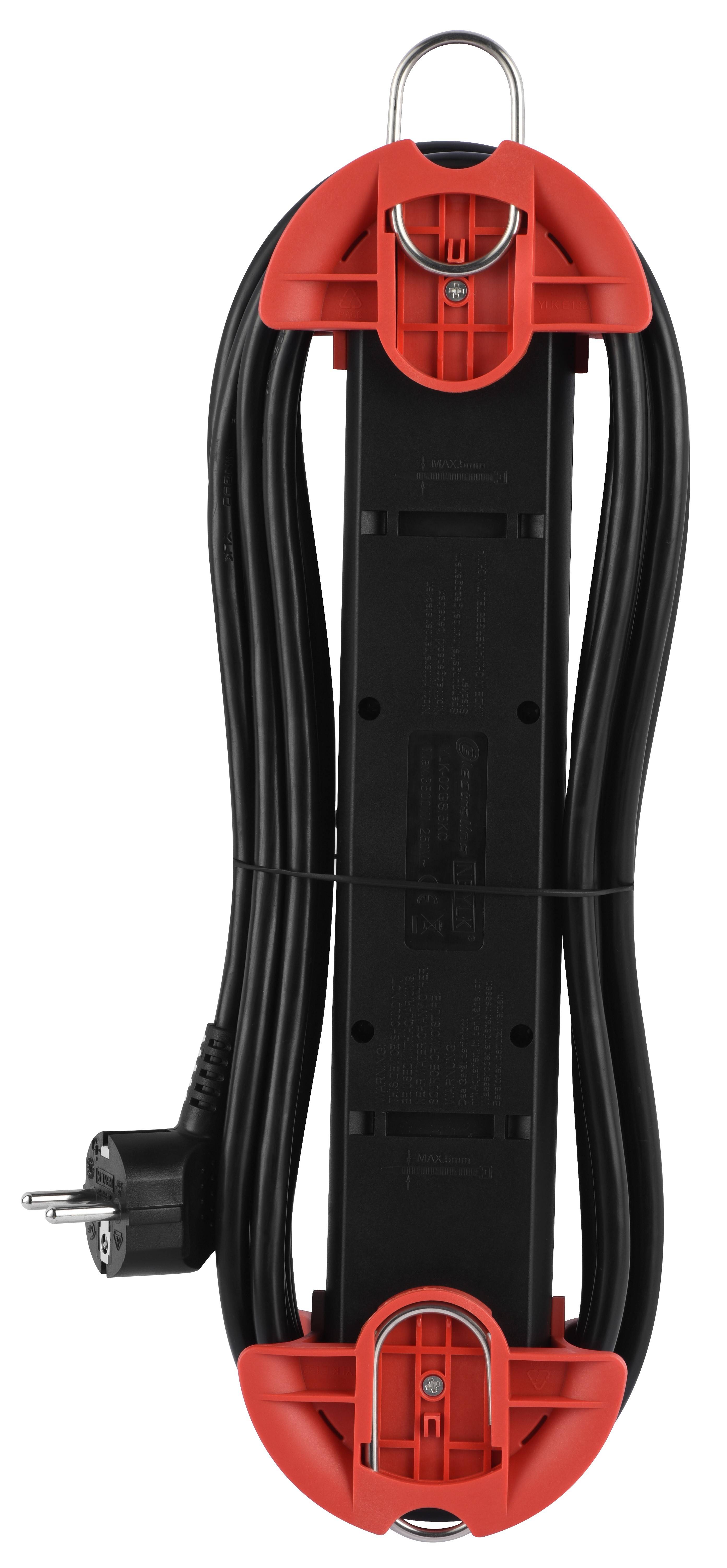 Bachmann 500100 Steckdosenleiste Schwarz 1St.