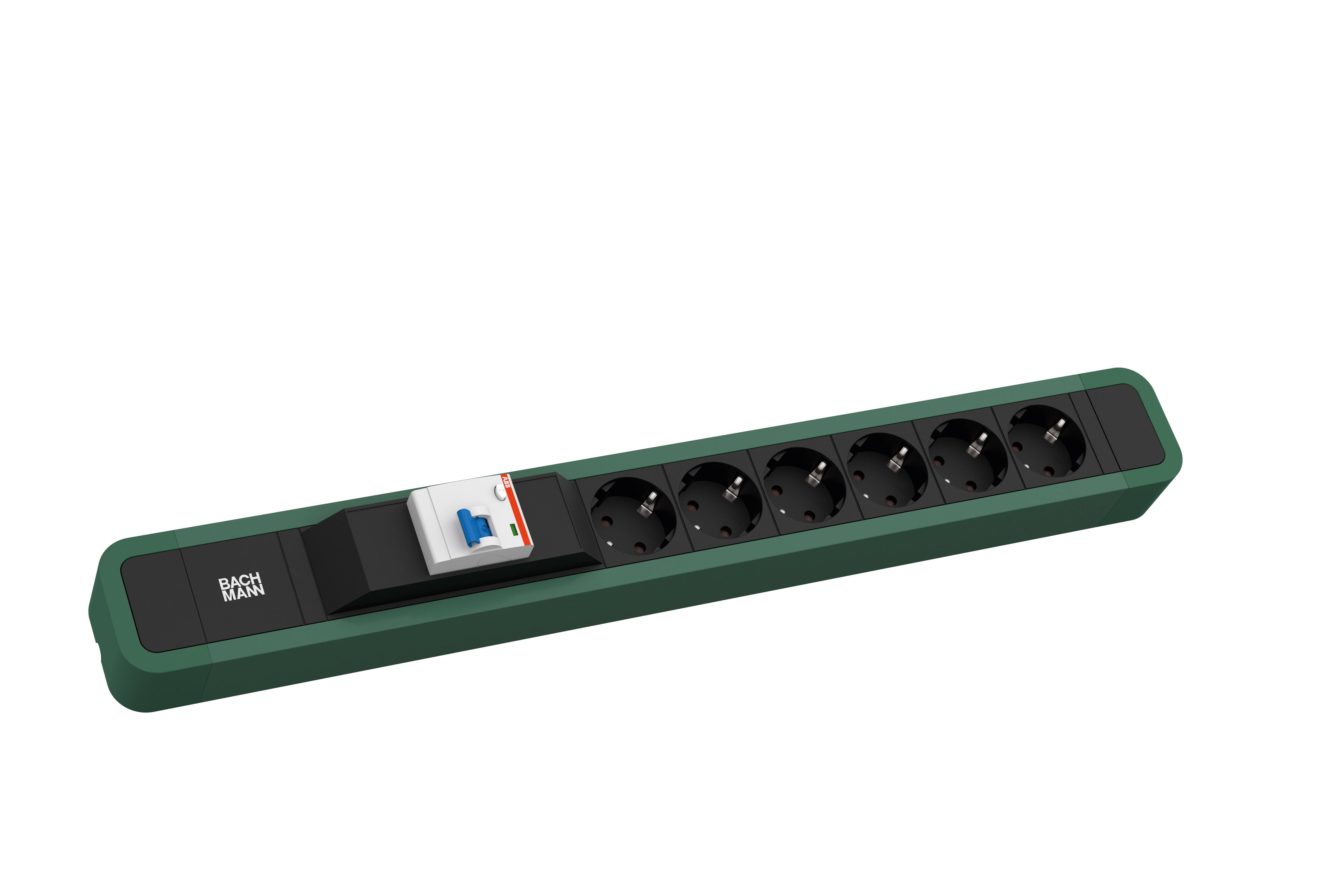 Bachmann 350205 Steckdosenleiste Grün 1St.