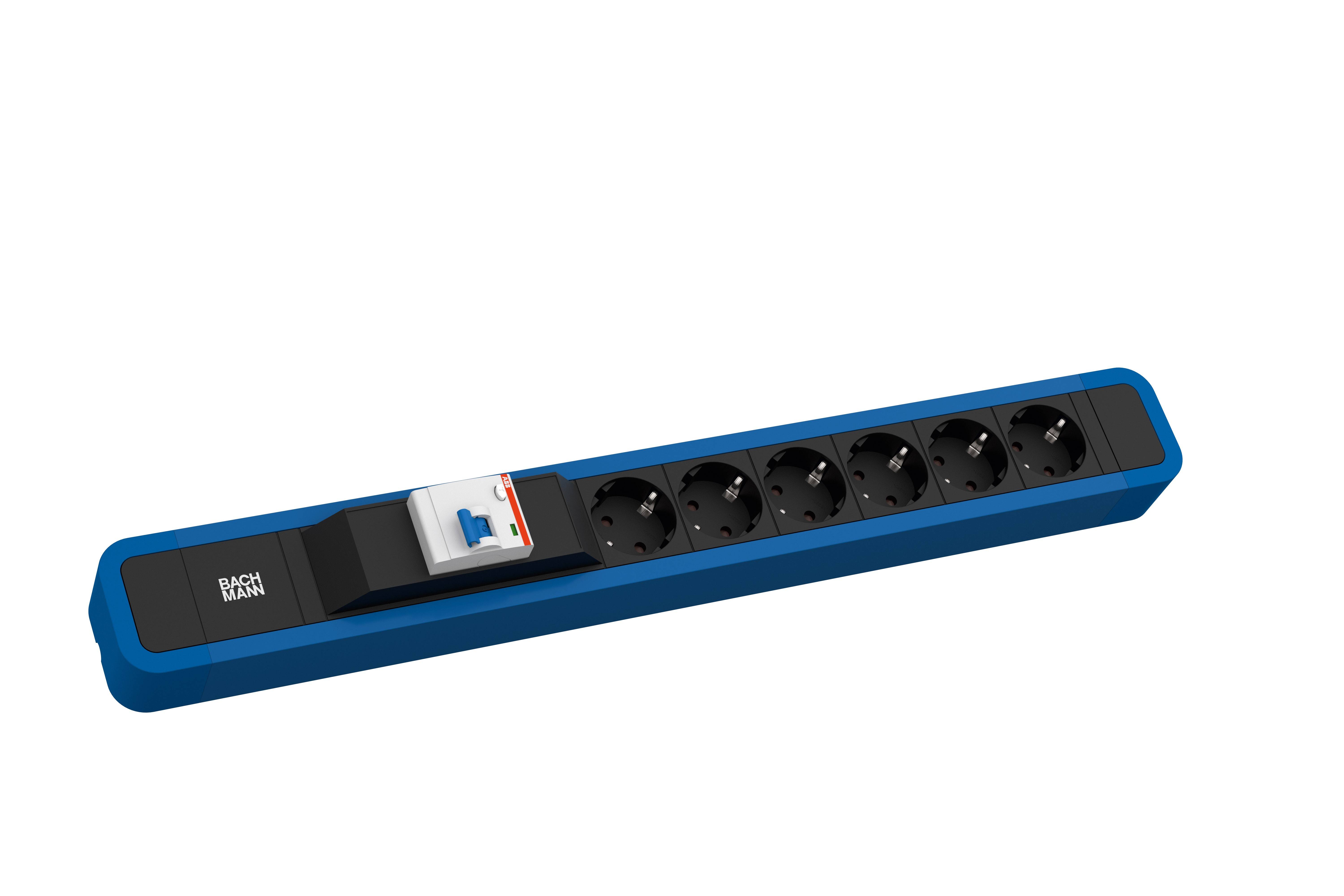 Bachmann 350305 Steckdosenleiste Blau 1St.