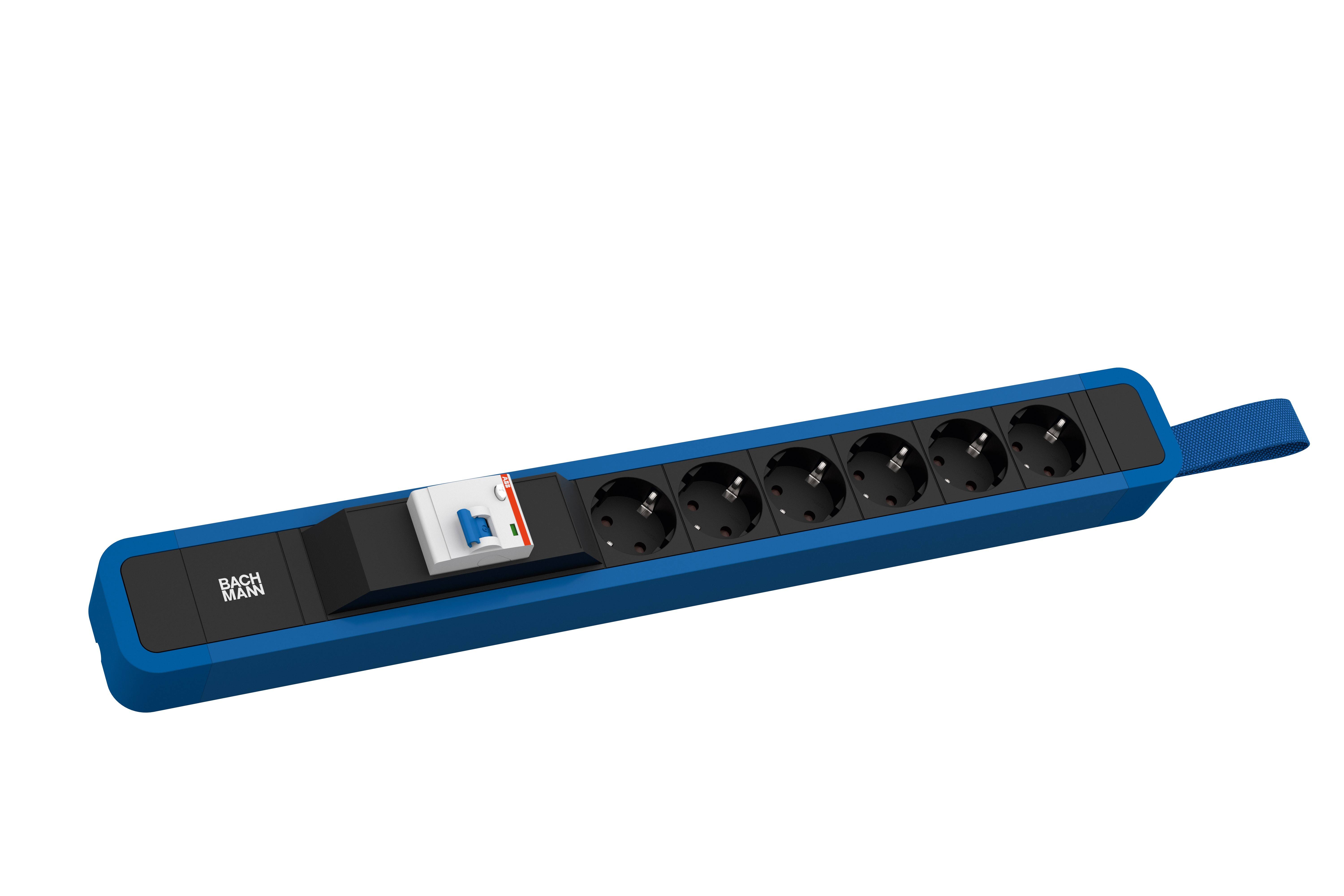 Bachmann 350314 Steckdosenleiste Blau 1St.