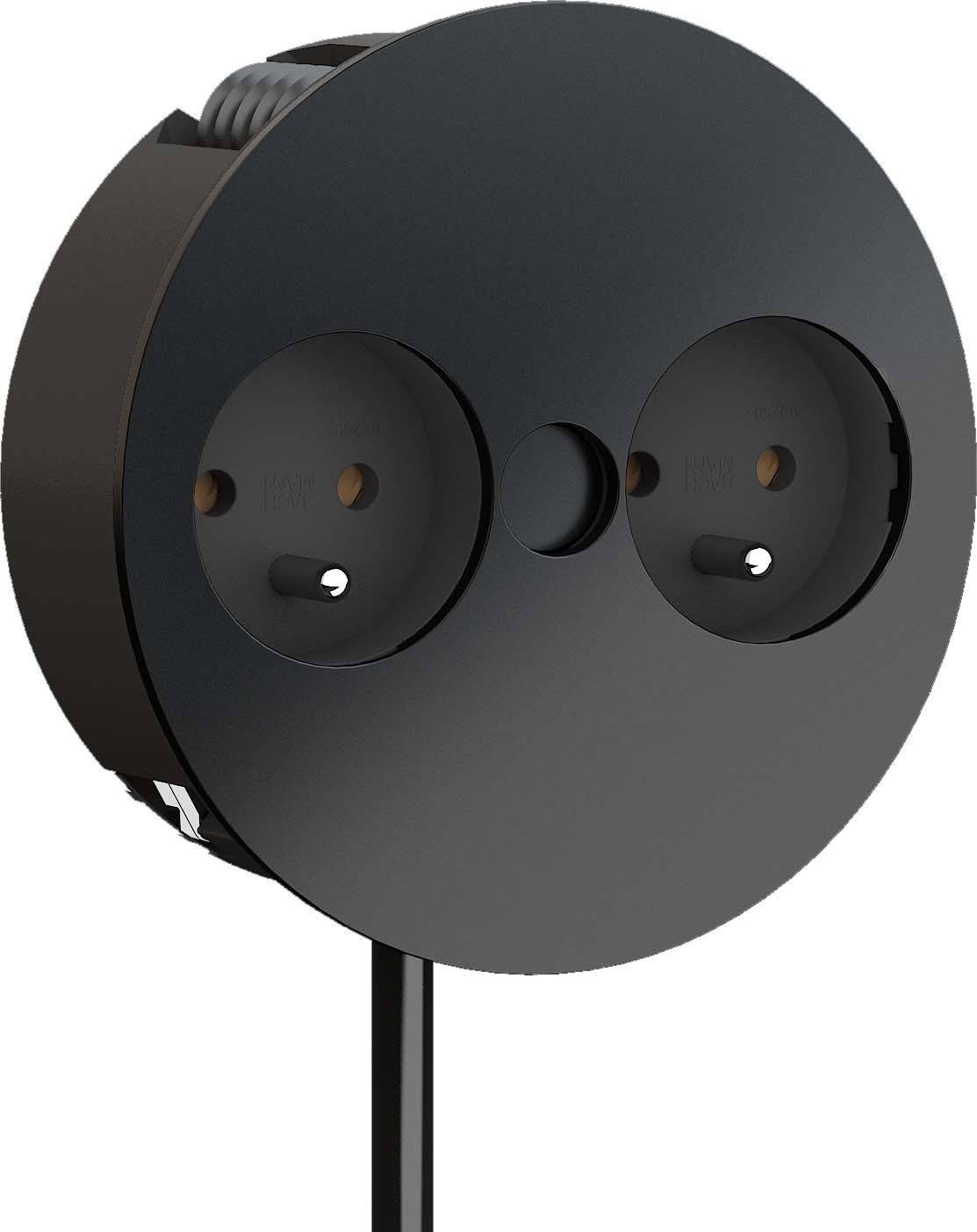 Bachmann 931102 Steckdosenleiste Schwarz 1St.