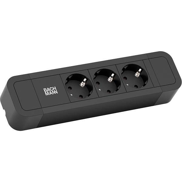 Bachmann 350007 Steckdosenleiste Schwarz 1St.