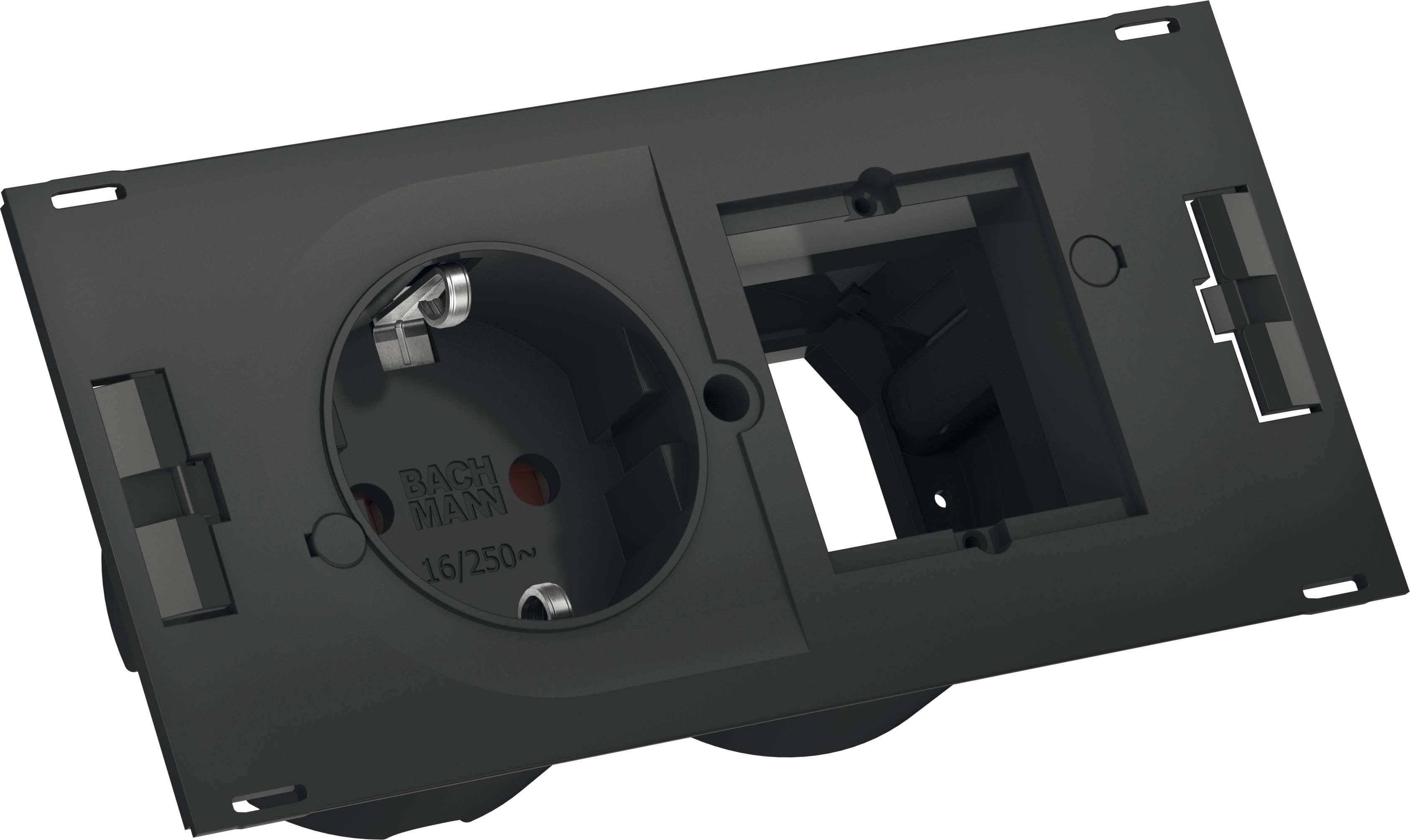 Bachmann 929030 Steckdosenleiste Schwarz 1St.