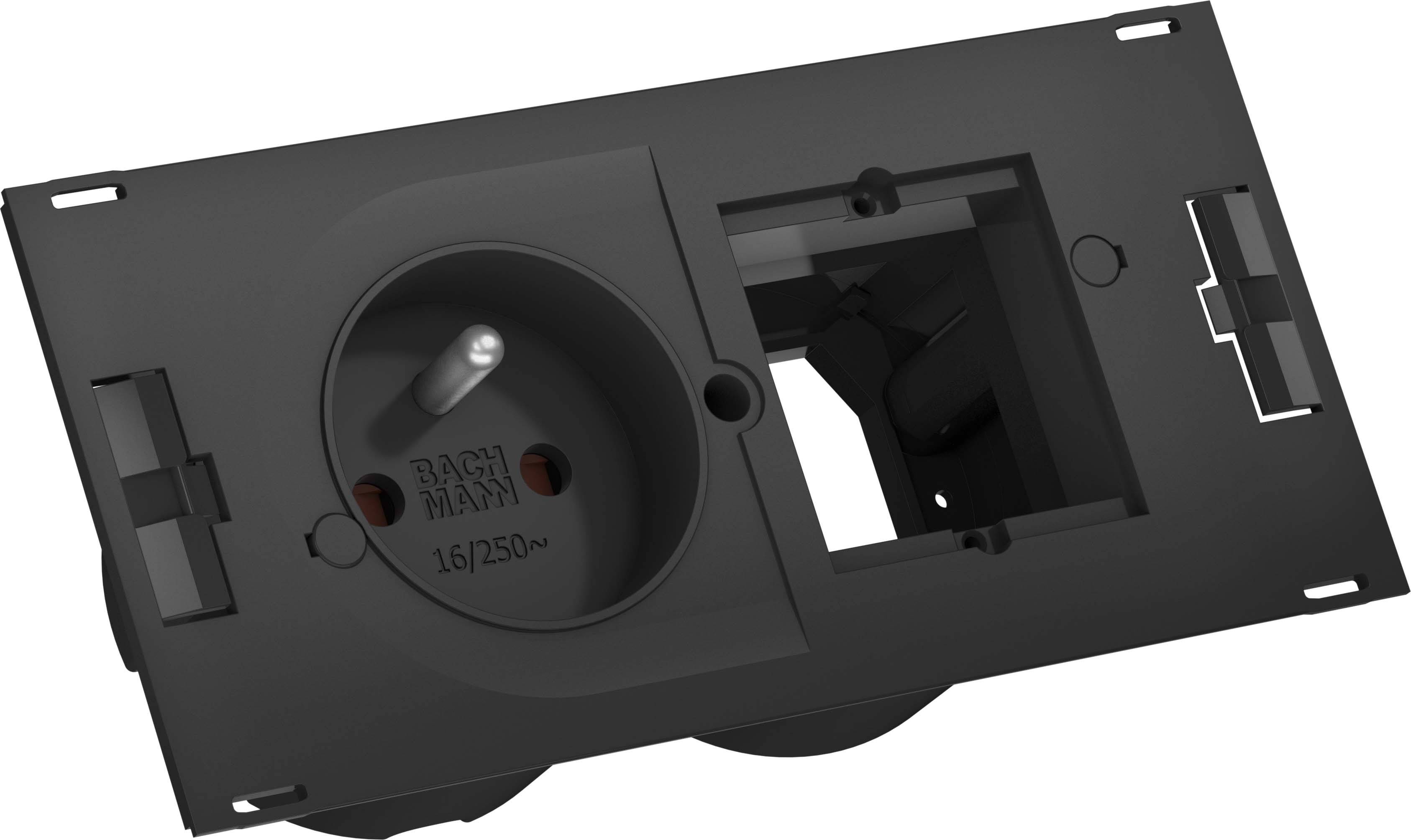 Bachmann 929032 Steckdosenleiste Schwarz 1St.