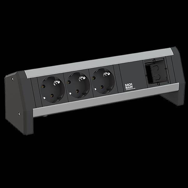 Bachmann 902054 Steckdosenleiste Aluminium 1St.