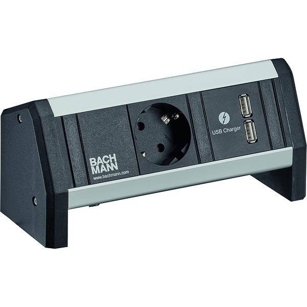 Bachmann 9020382 Steckdosenleiste Aluminium 1St.