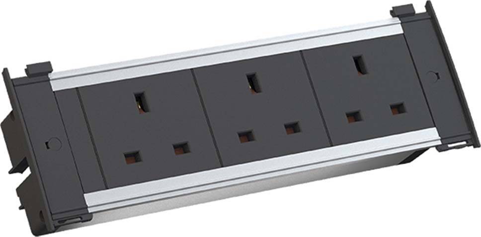Bachmann 927006 Steckdosenleiste Aluminium 1St.