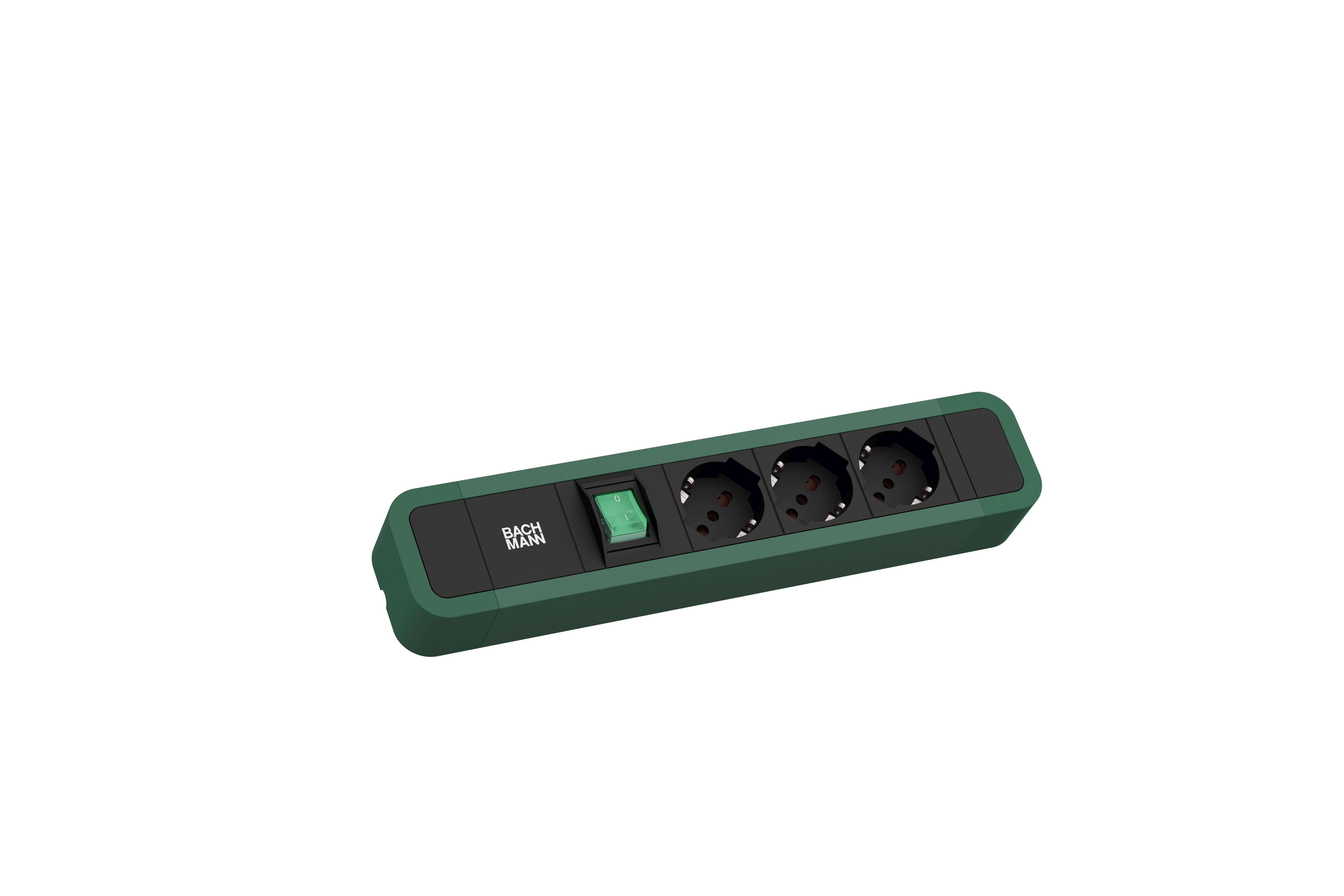 Bachmann 350233 Steckdosenleiste Grün 1St.