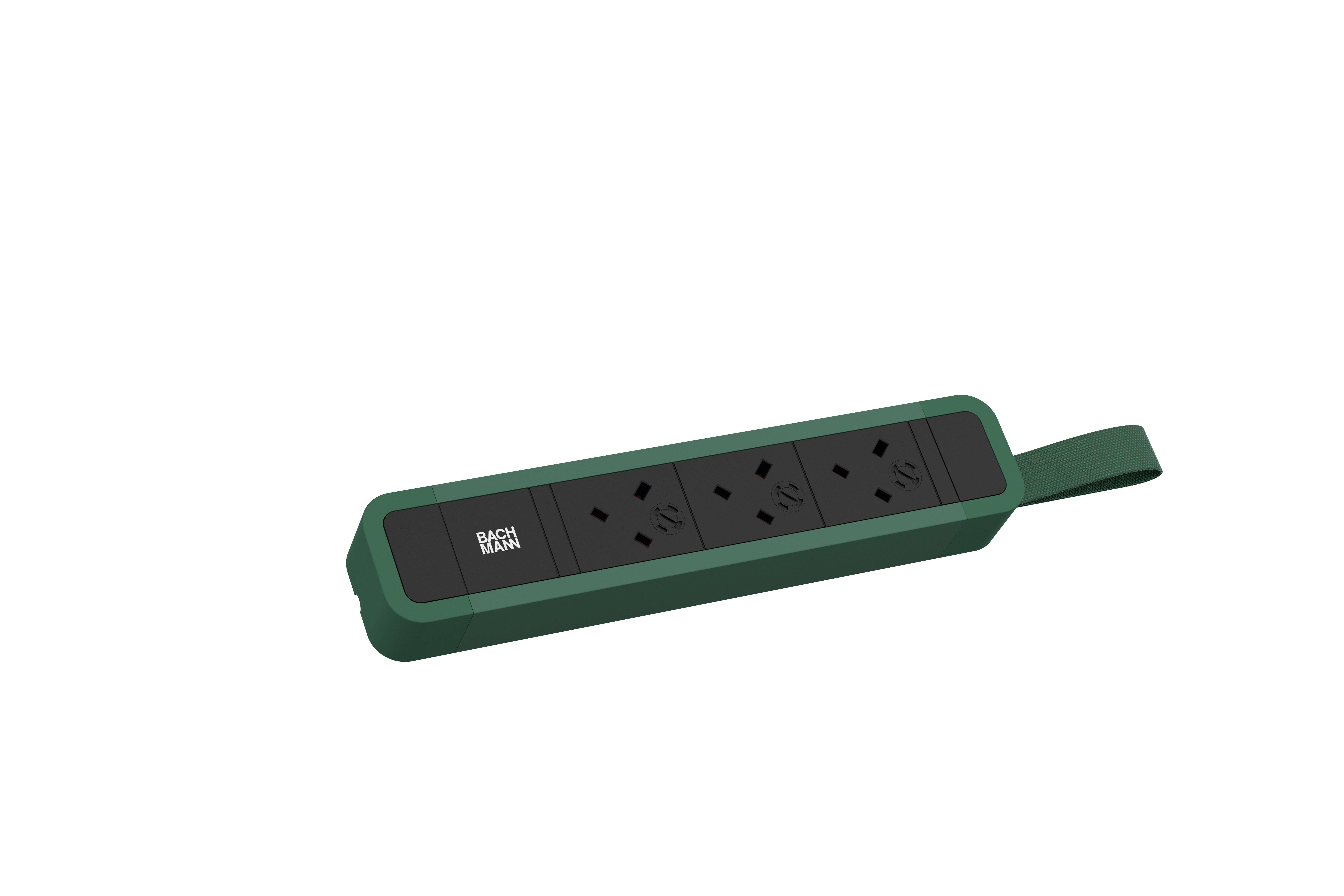 Bachmann 350236 Steckdosenleiste Grün 1St.