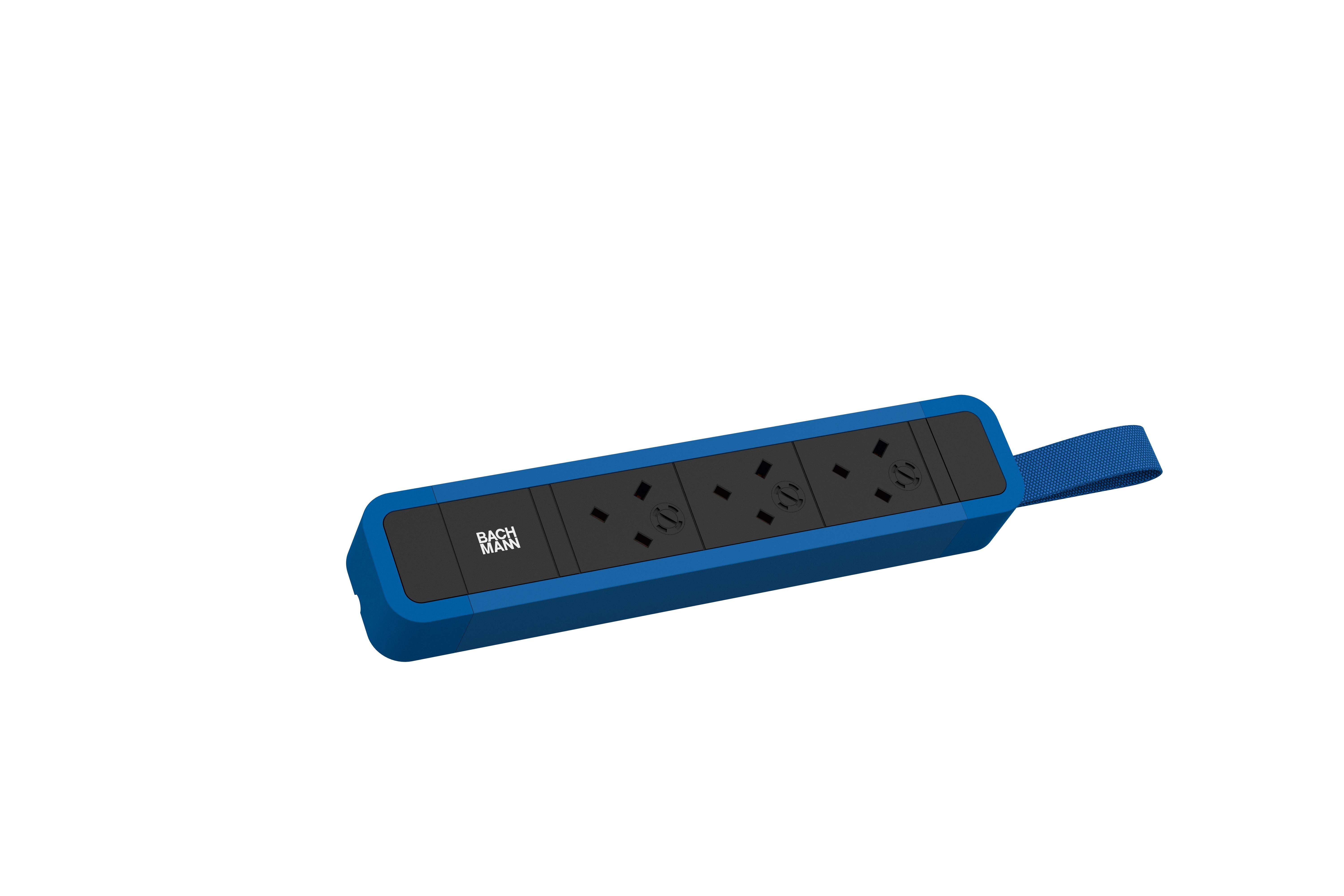 Bachmann 350336 Steckdosenleiste Blau 1St.