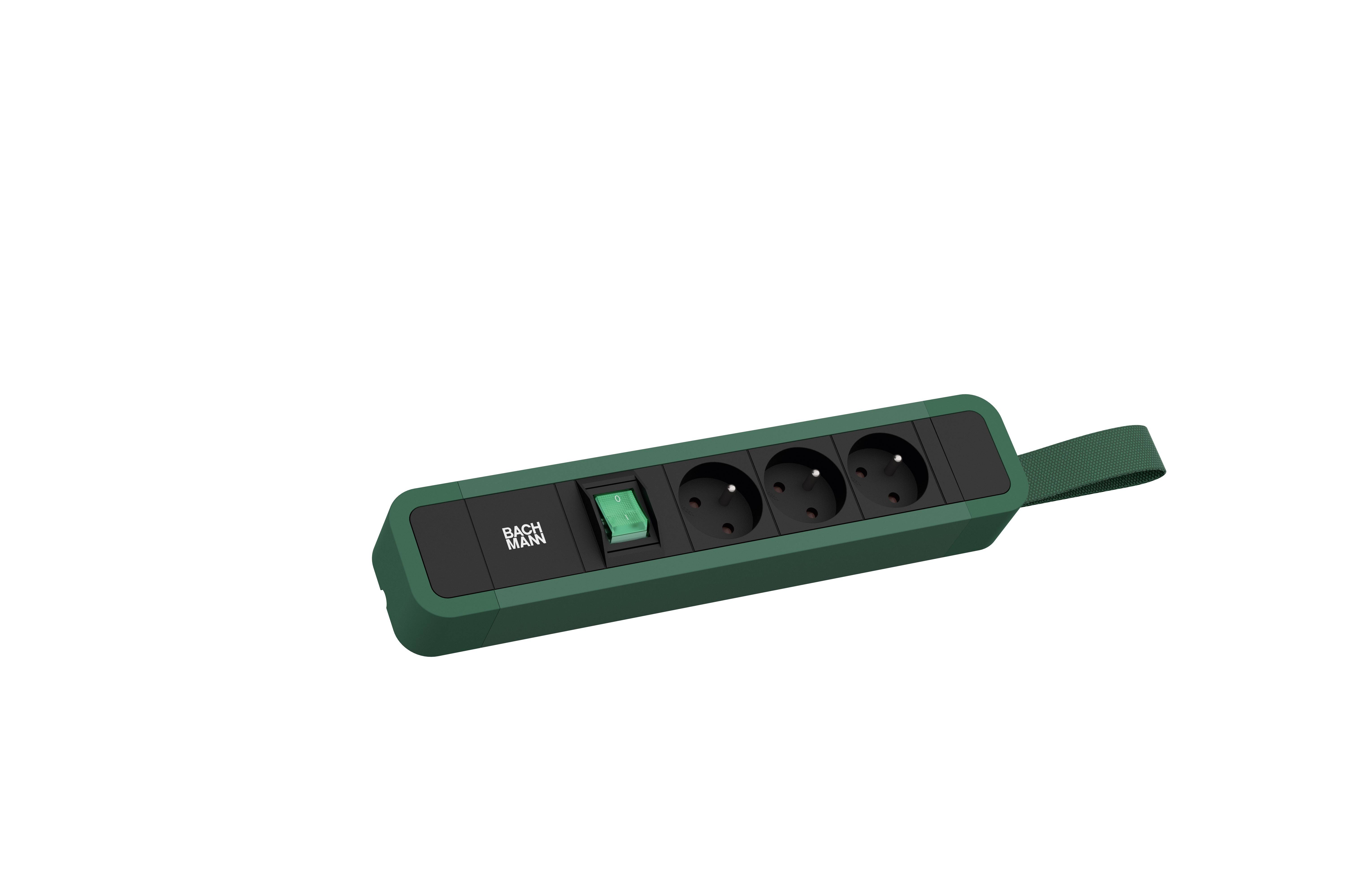 Bachmann 350241 Steckdosenleiste Grün 1St.