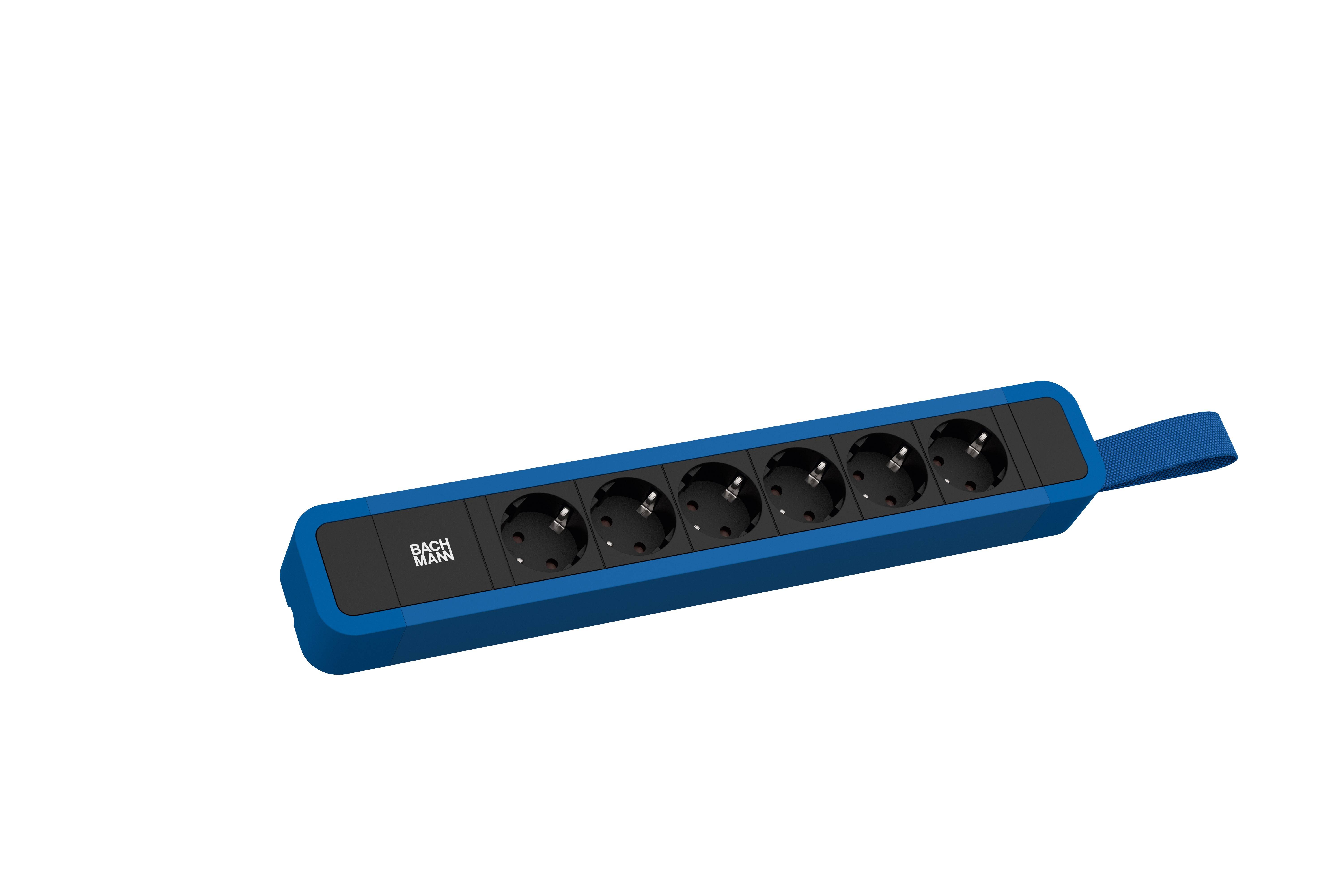 Bachmann 350309 Steckdosenleiste Blau 1St.