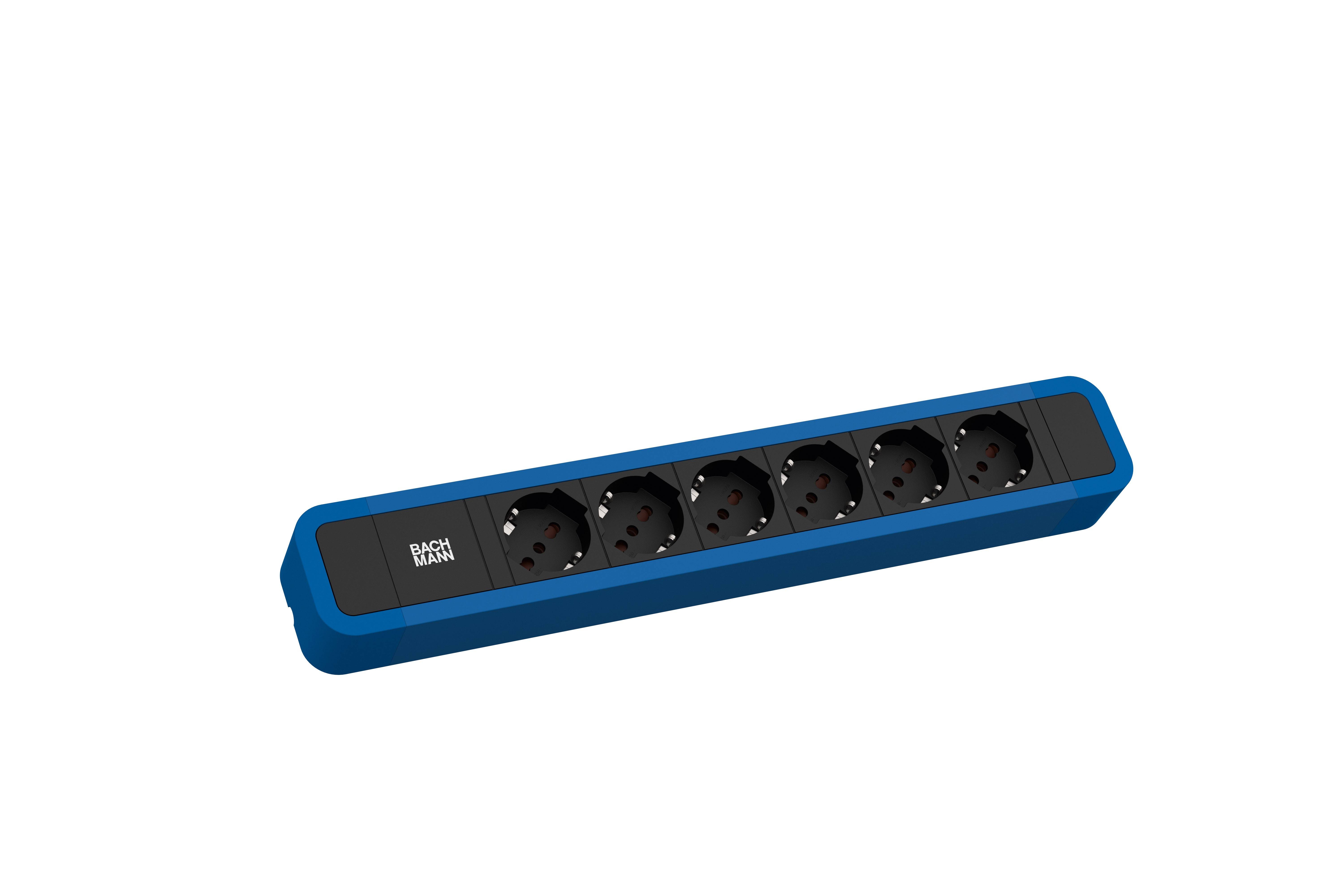 Bachmann 350331 Steckdosenleiste Blau 1St.