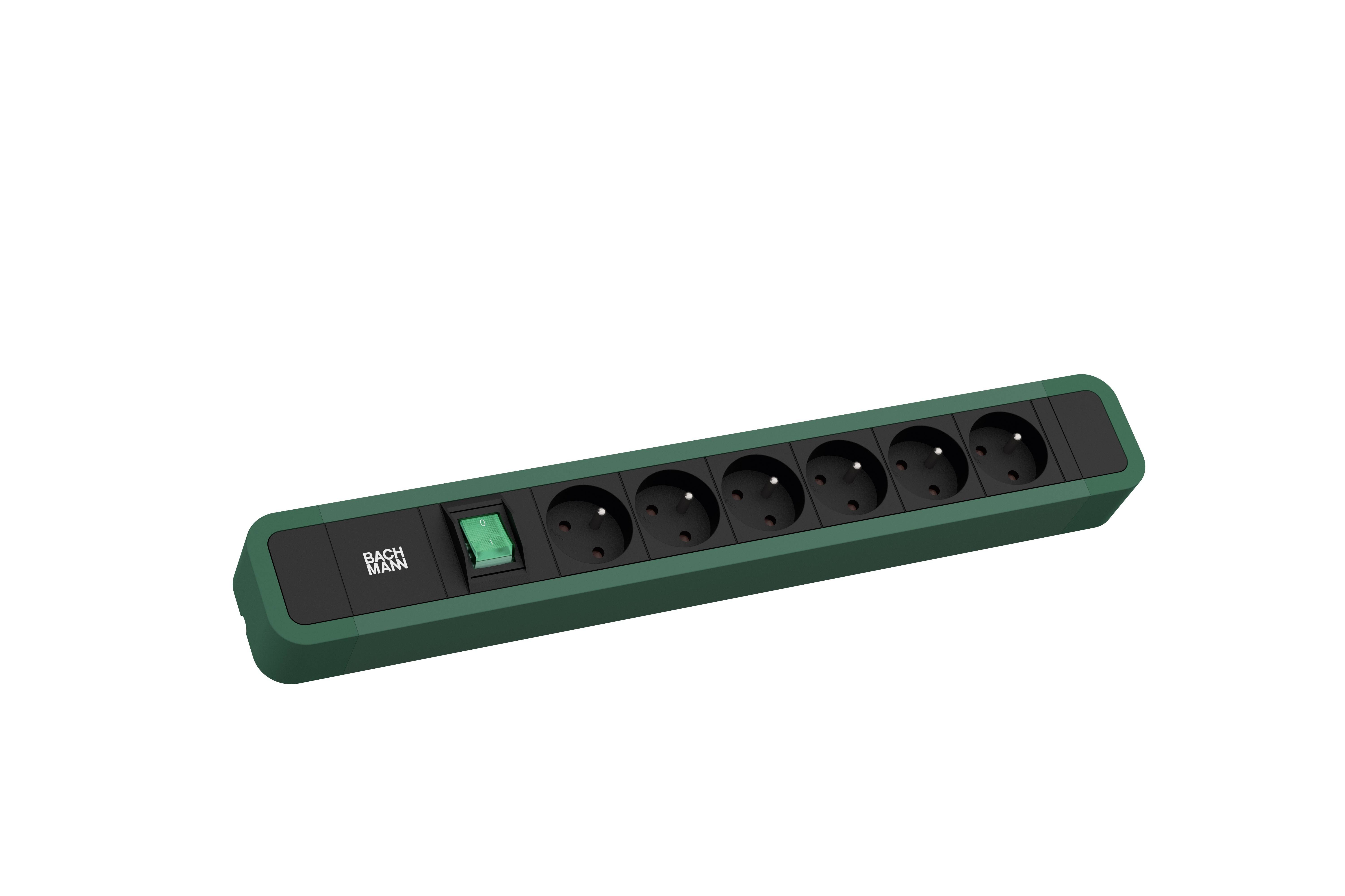 Bachmann 350222 Steckdosenleiste Grün 1St.