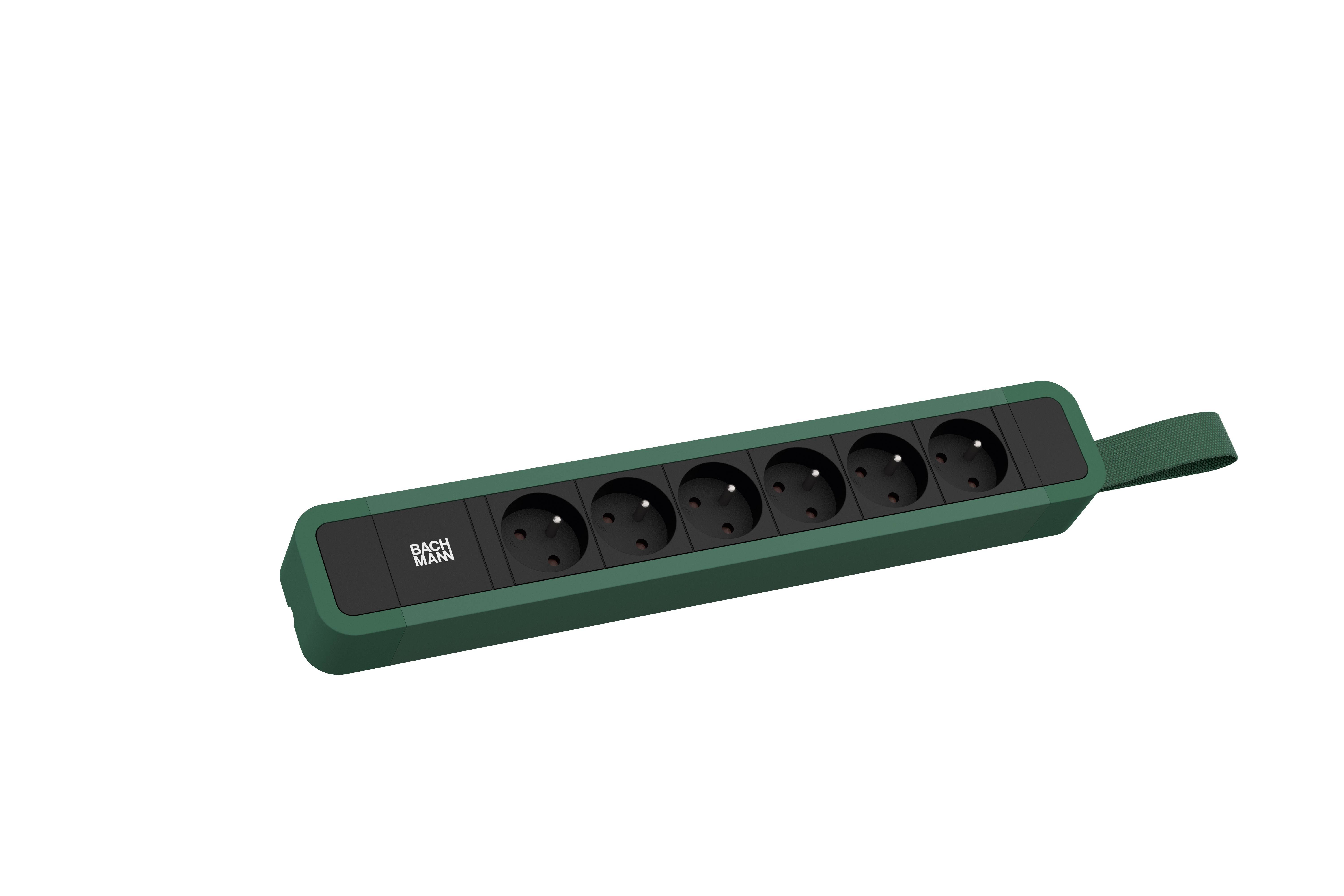 Bachmann 350239 Steckdosenleiste Grün 1St.
