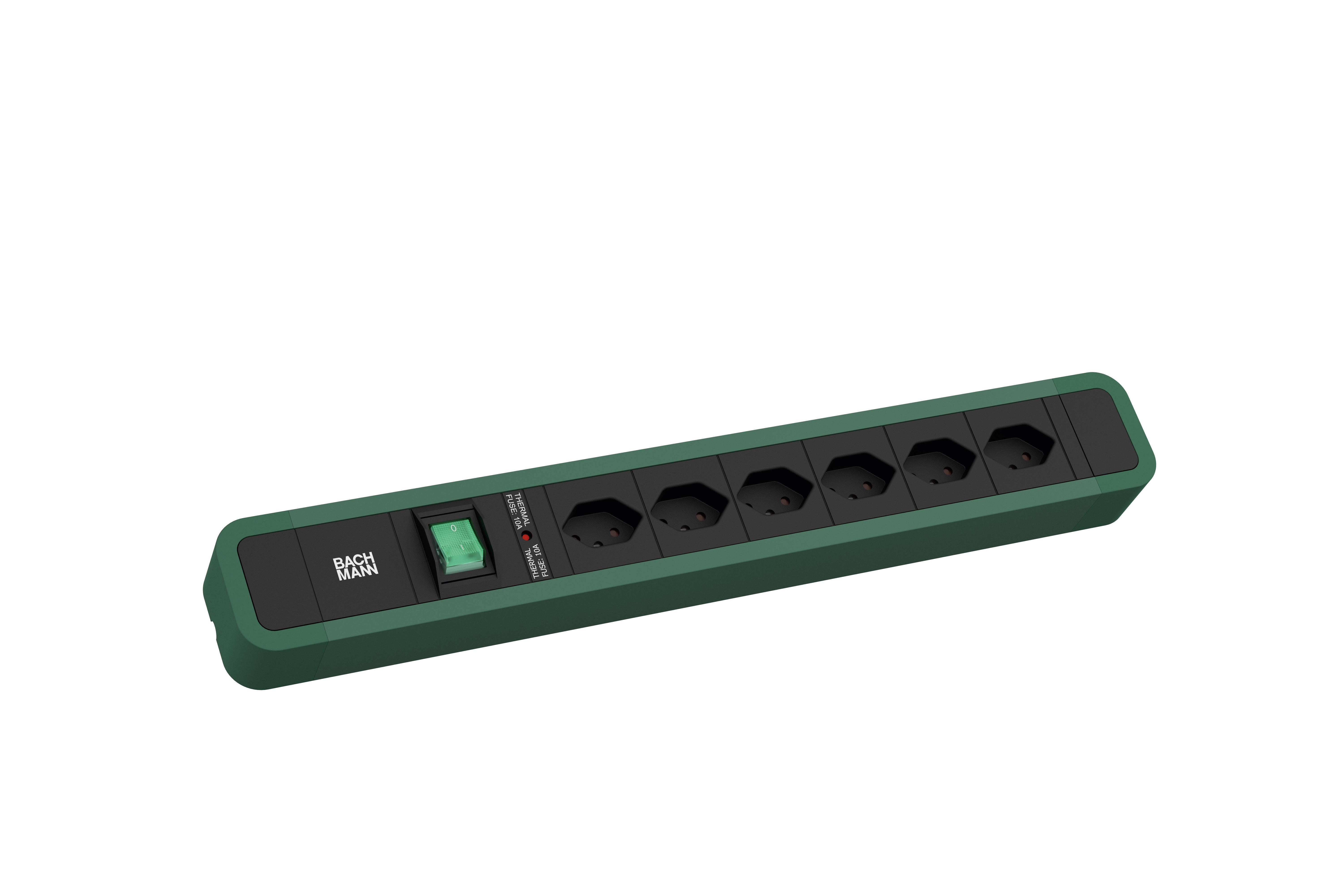 Bachmann 350226 Steckdosenleiste Grün 1St.