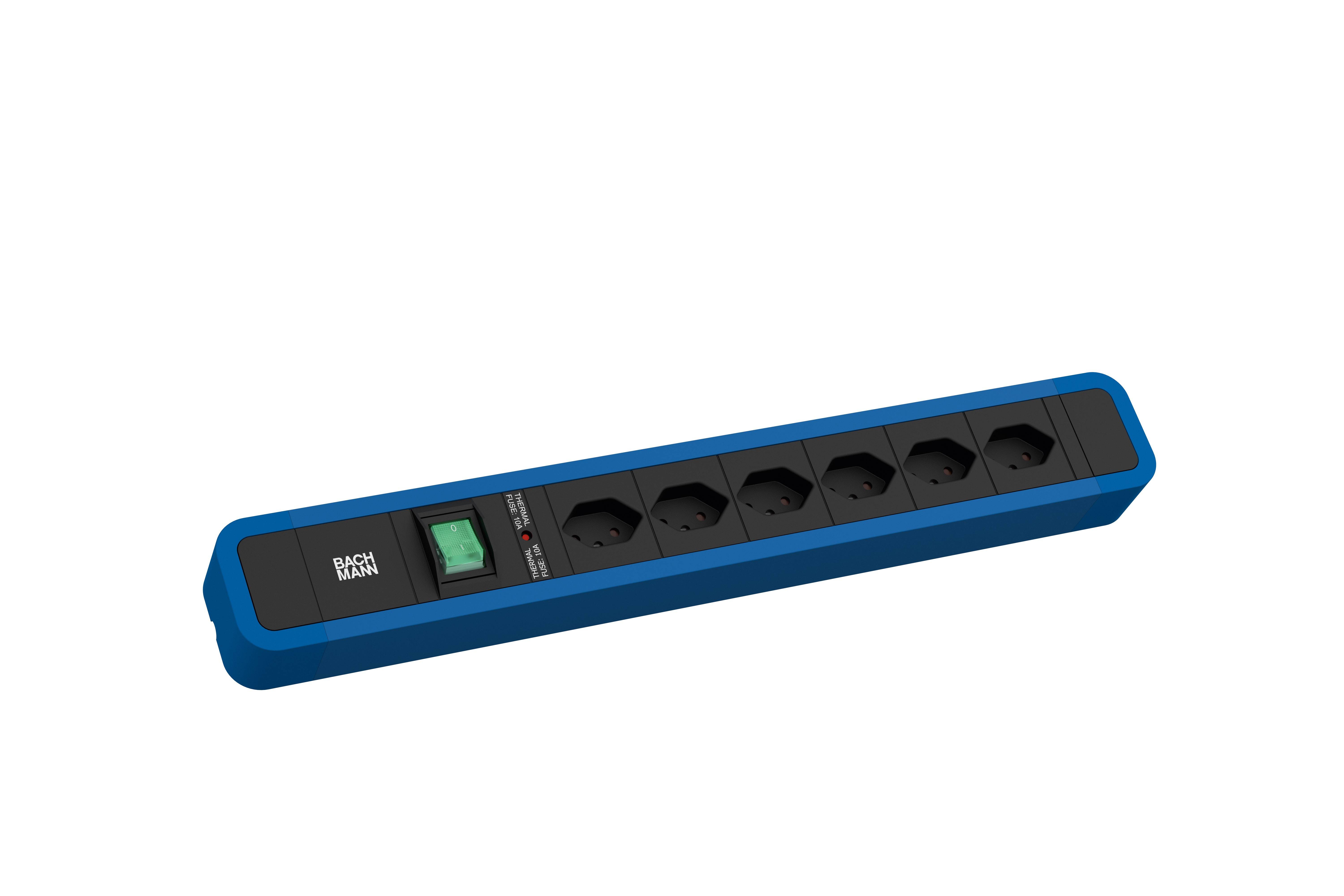 Bachmann 350326 Steckdosenleiste Blau 1St.