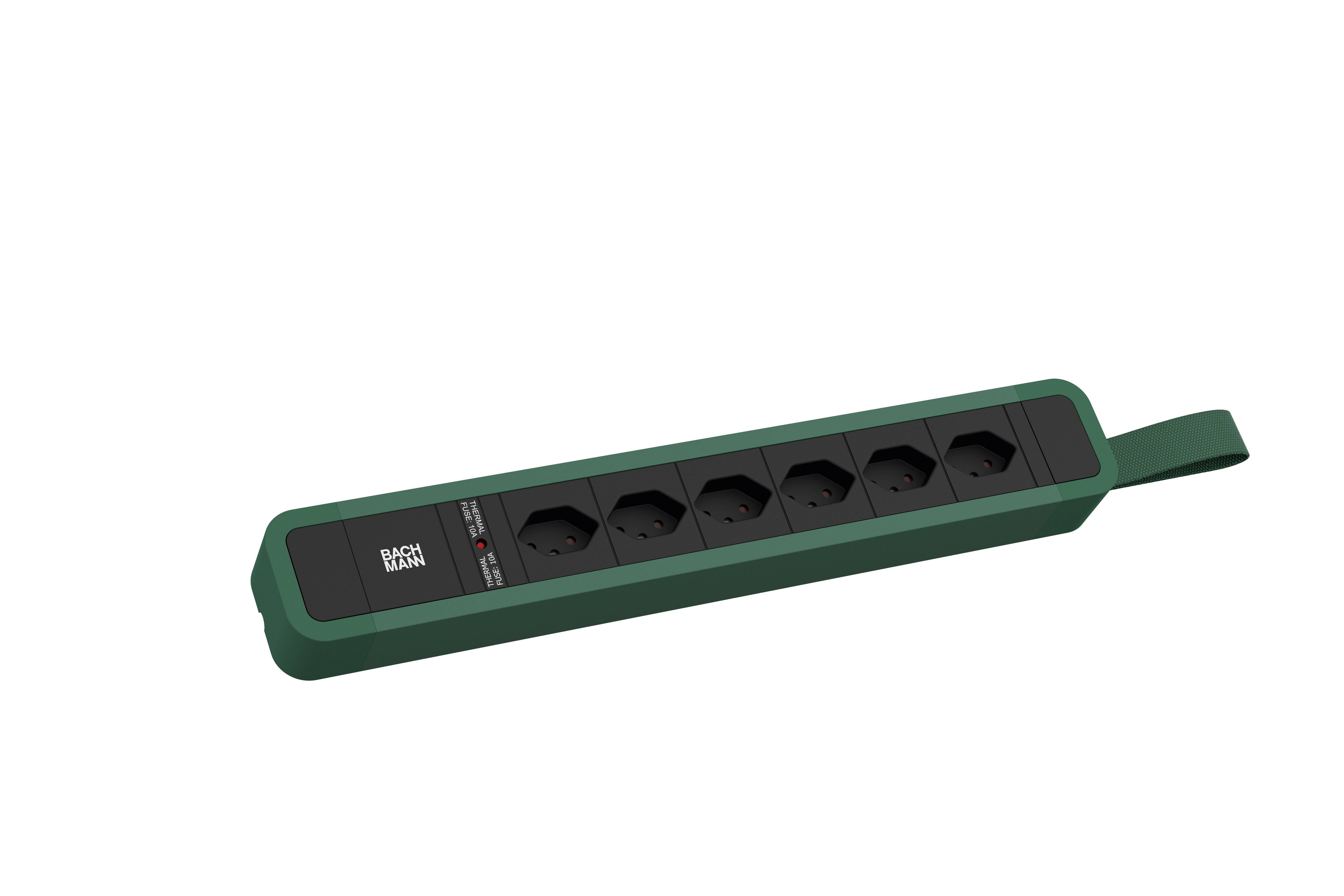 Bachmann 350243 Steckdosenleiste Grün 1St.