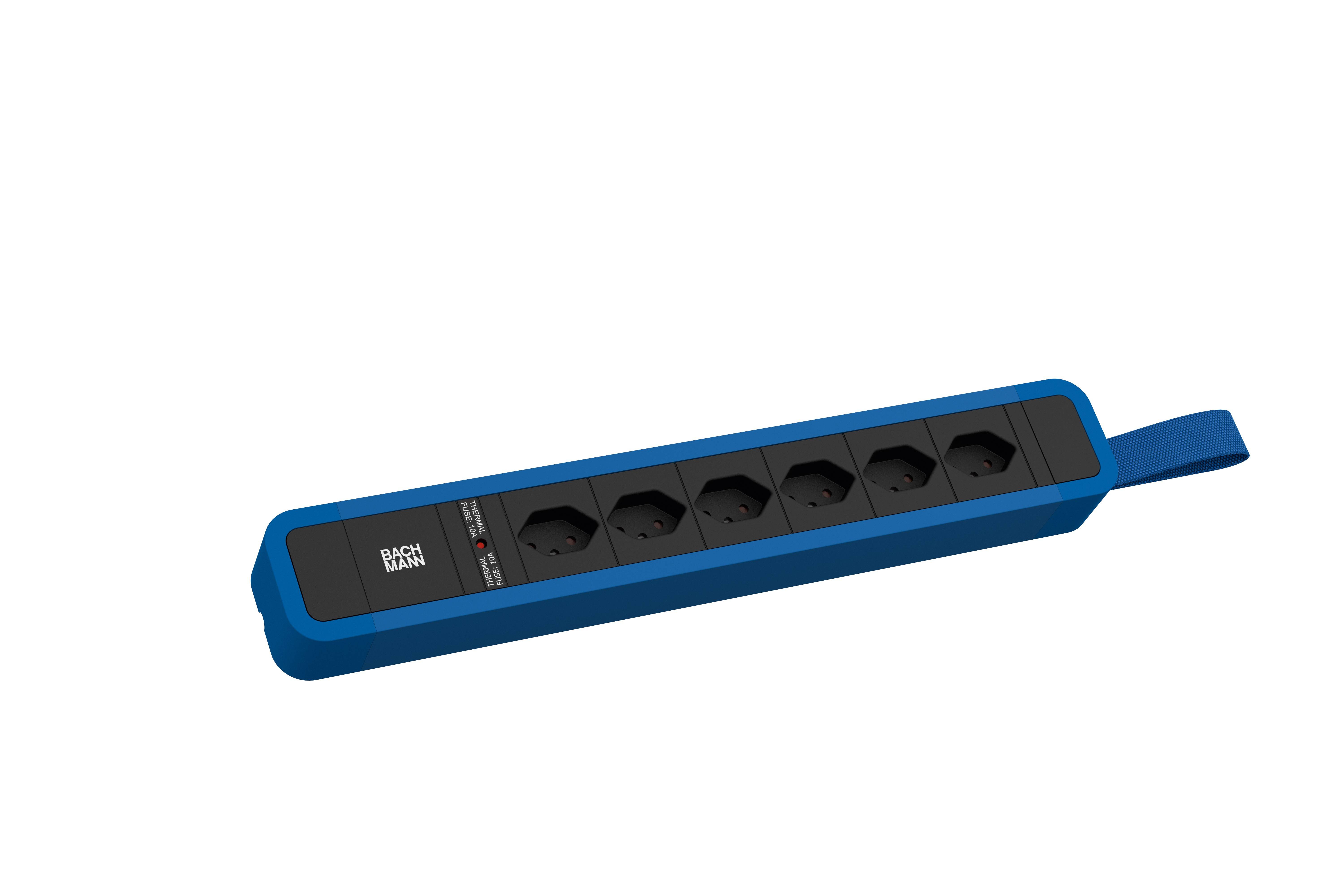 Bachmann 350343 Steckdosenleiste Blau 1St.