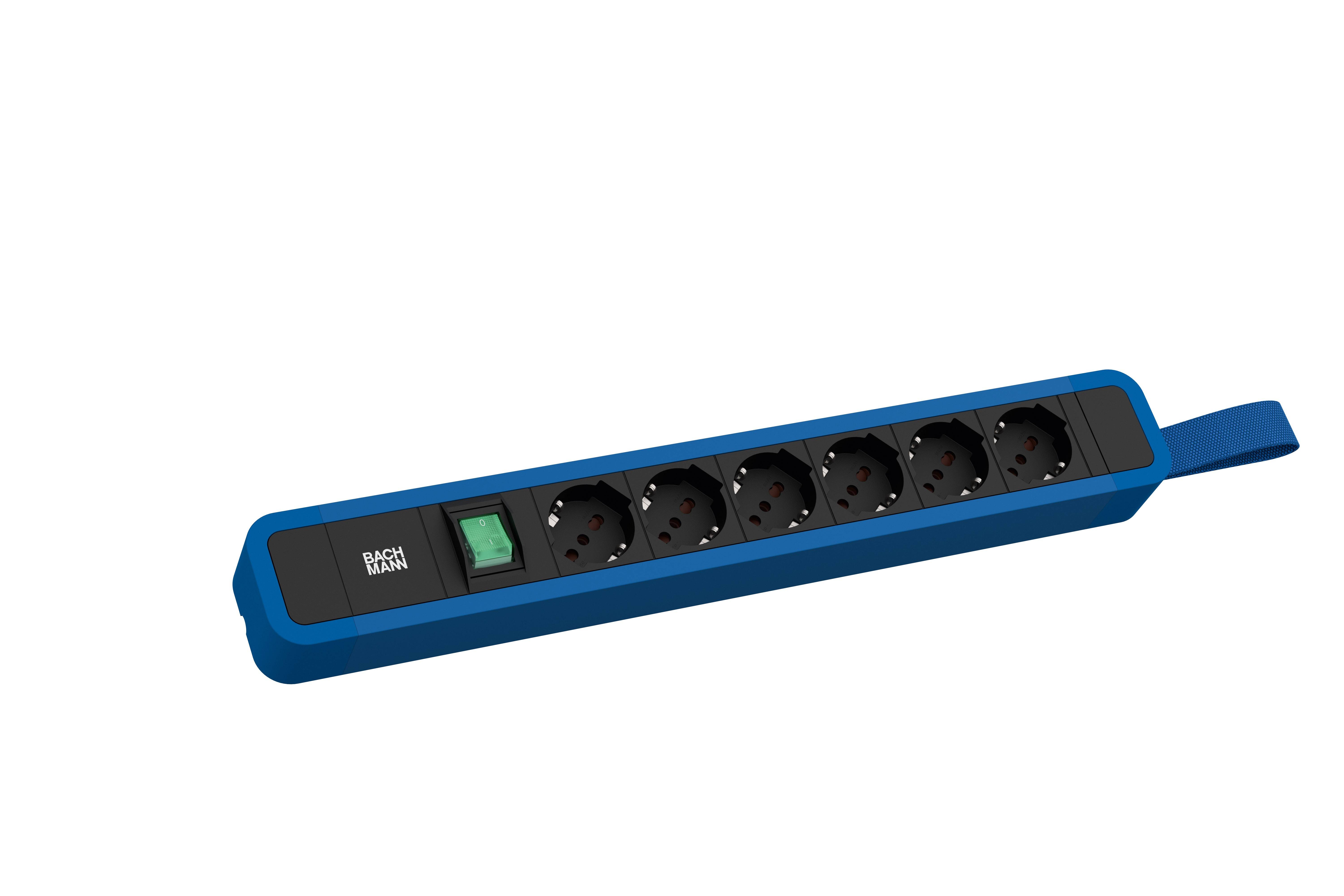 Bachmann 350346 Steckdosenleiste Blau 1St.