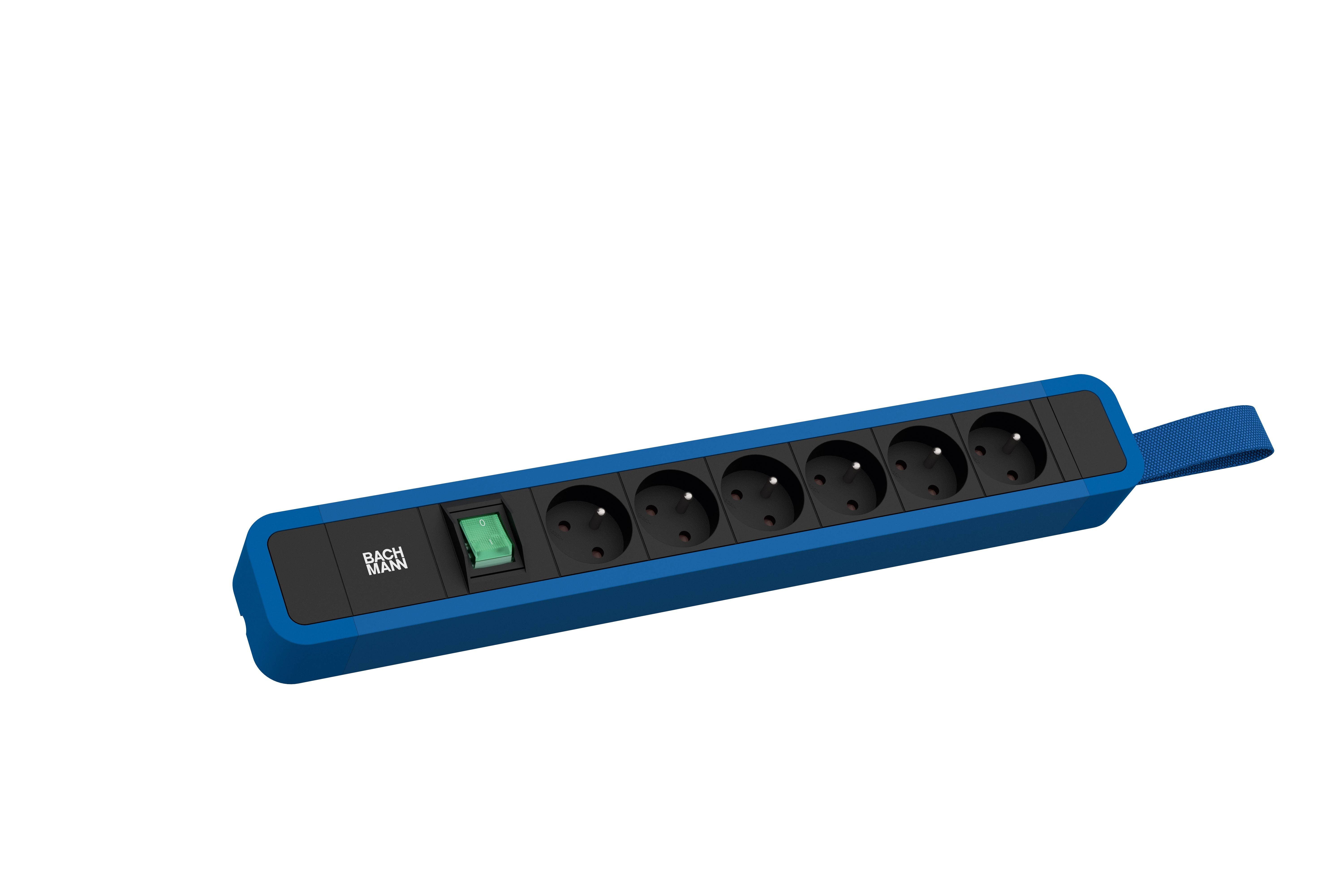 Bachmann 350338 Steckdosenleiste Blau 1St.