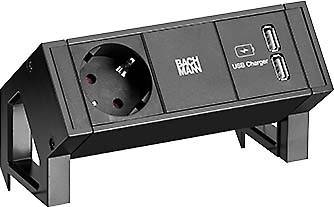 Bachmann 902705 Steckdosenleiste Schwarz 1St.