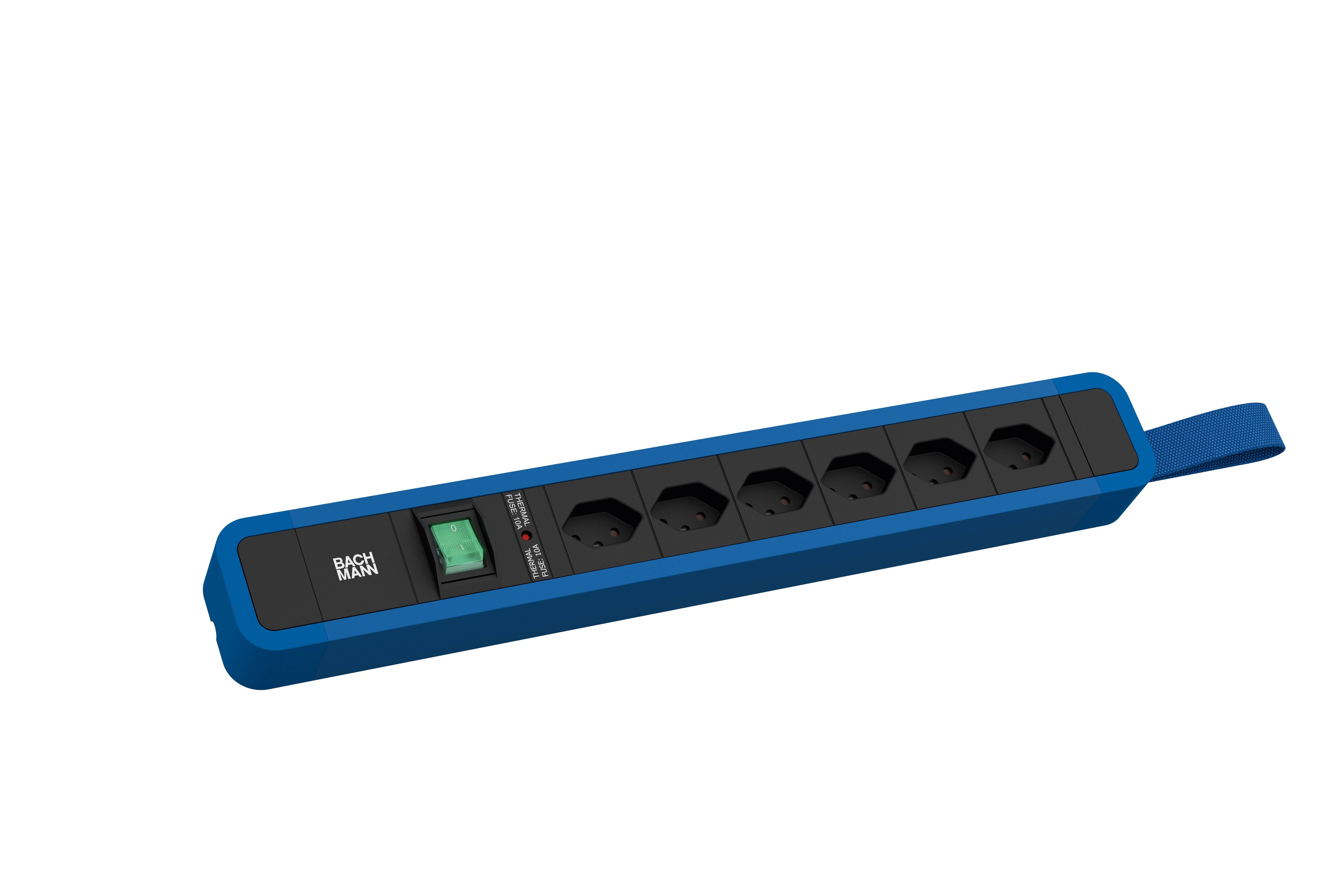 Bachmann 350342 Steckdosenleiste Blau 1St.