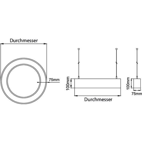 Brumberg 13642173 13642173 LED-Pendelleuchte LED ohne Weiß