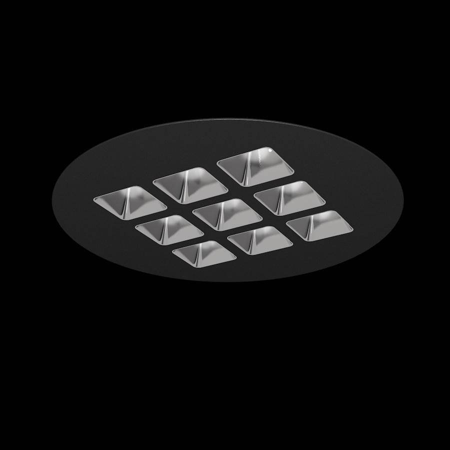 RIDI SPG0320236AQ SPG0320236AQ LED-Einbauleuchte LED 25W Schwarz