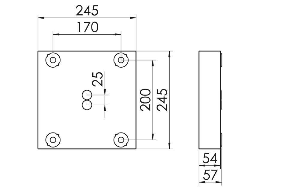 RIDI SPG0320245AQ SPG0320245AQ LED-Deckenleuchte LED Schwarz