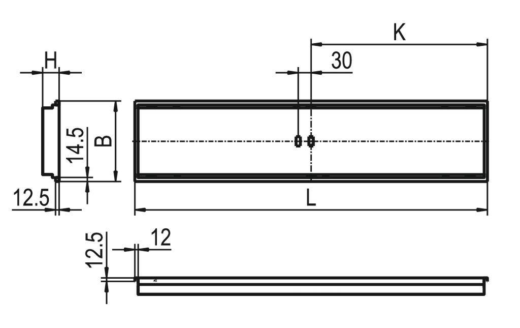 RIDI 828108 828108 LED-Einbauleuchte LED 31W Weiß