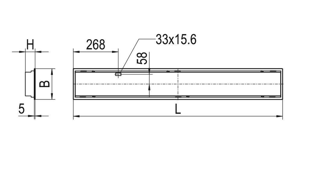 RIDI 828134 828134 LED-Einbauleuchte LED 50W Weiß
