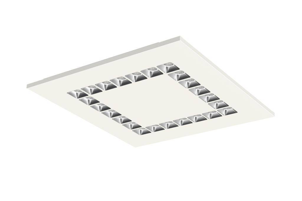 RIDI 838119 838119 LED-Einbauleuchte LED 38W Weiß