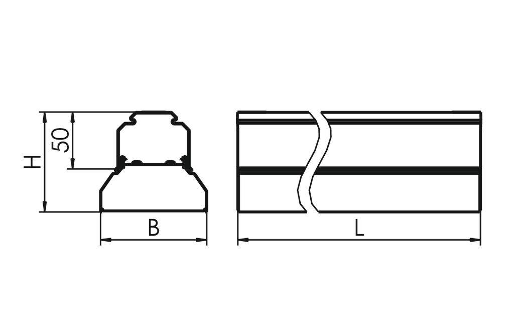 RIDI 1522580SW 1522580SW LED-Geräteträger 50W LED Schwarz 1St.