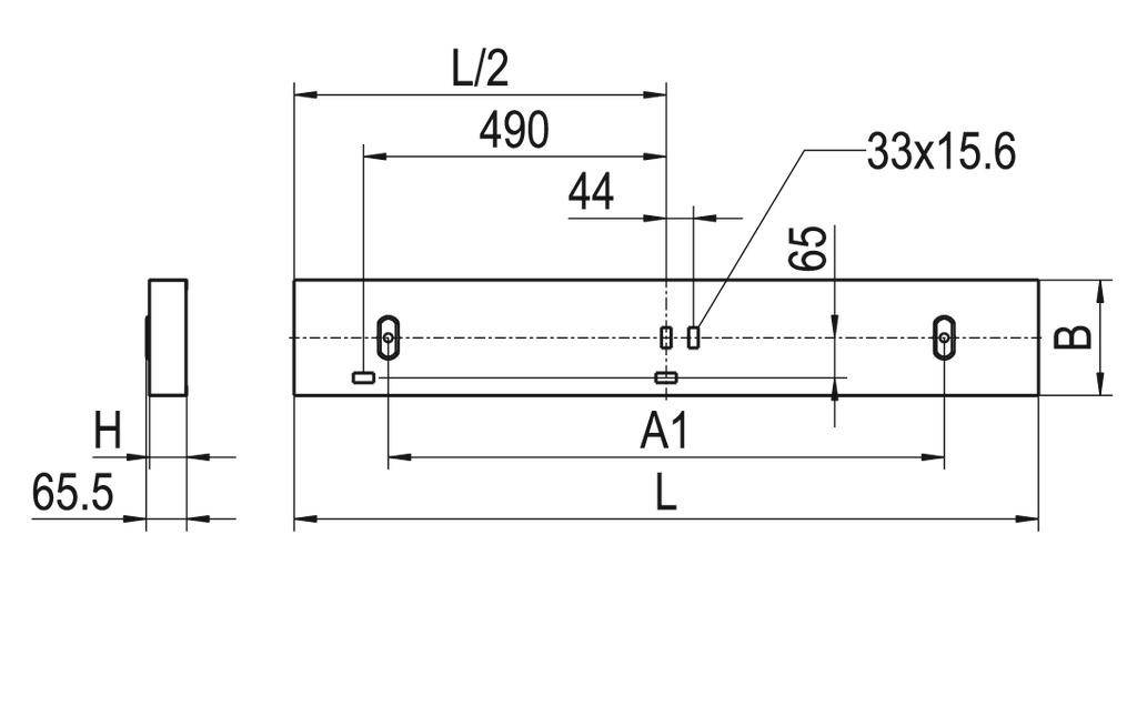 RIDI 627803 627803 LED-Einbauleuchte LED 34W Weiß