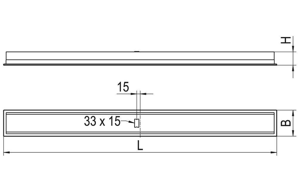 RIDI 827863 827863 LED-Einbauleuchte LED 44W Weiß