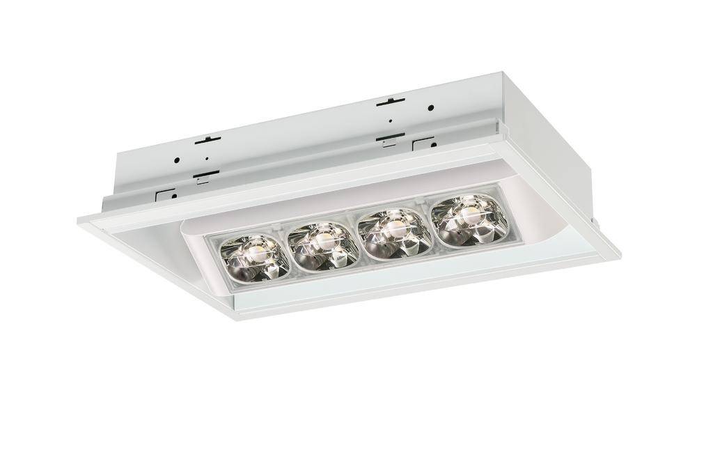 RIDI 0332044AQ 0332044AQ LED-Einbauleuchte LED 51W Schwarz