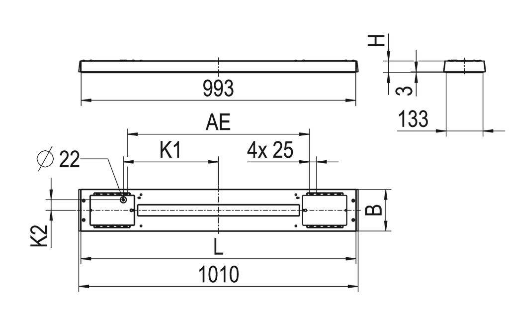 RIDI 0627725AH 0627725AH LED-Pendelleuchte LED Weiß